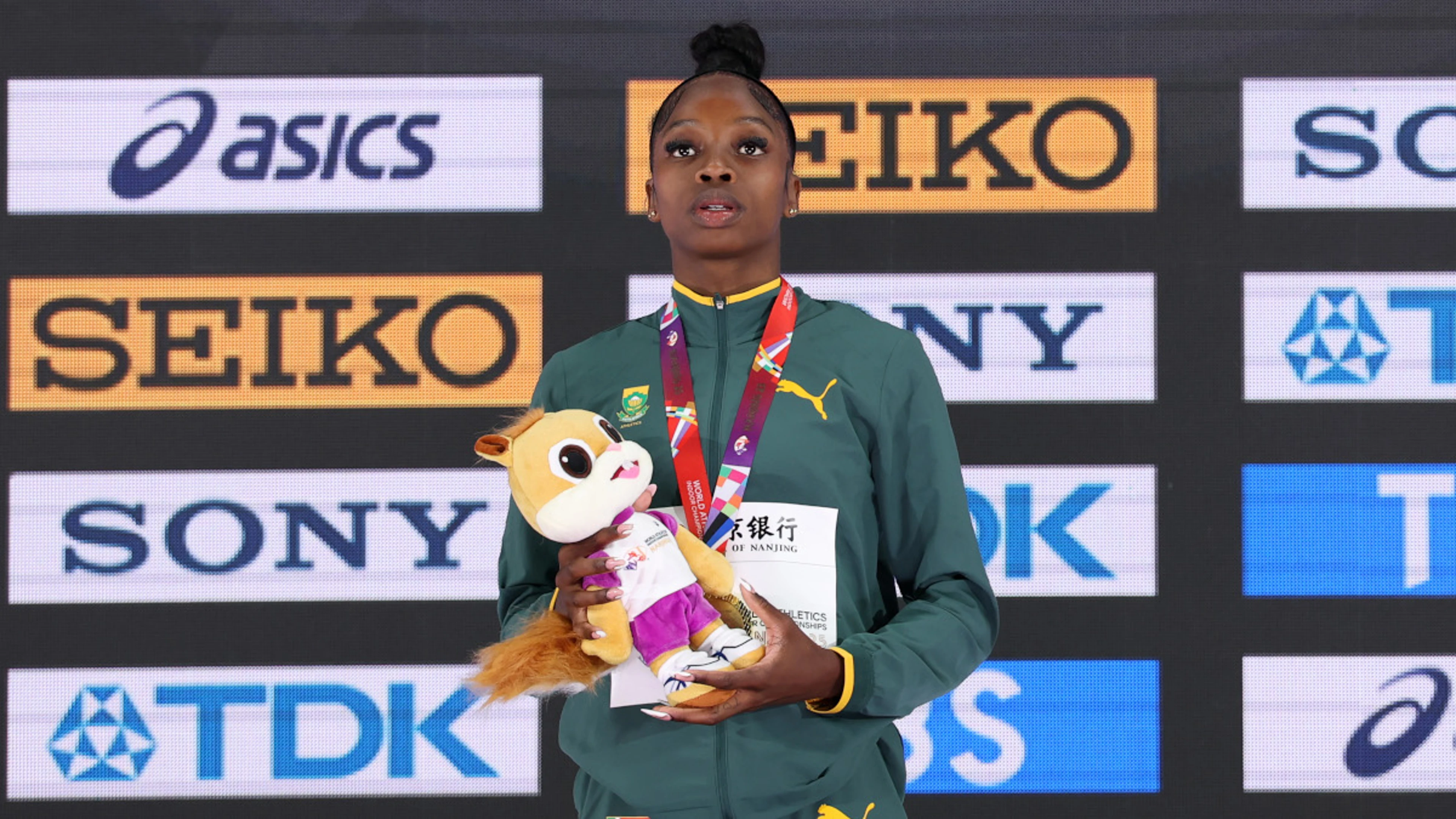 Sekgodiso wins SA's first gold medal at Indoor Worlds