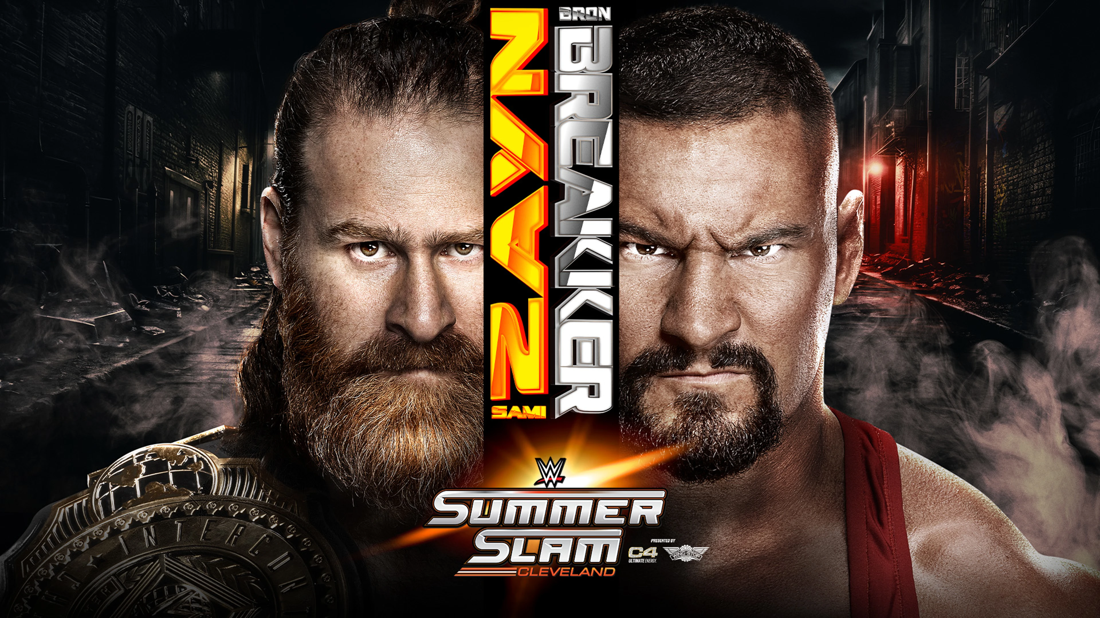 Sami Zayn defends his IC championship against the dangerous Bron Breakker