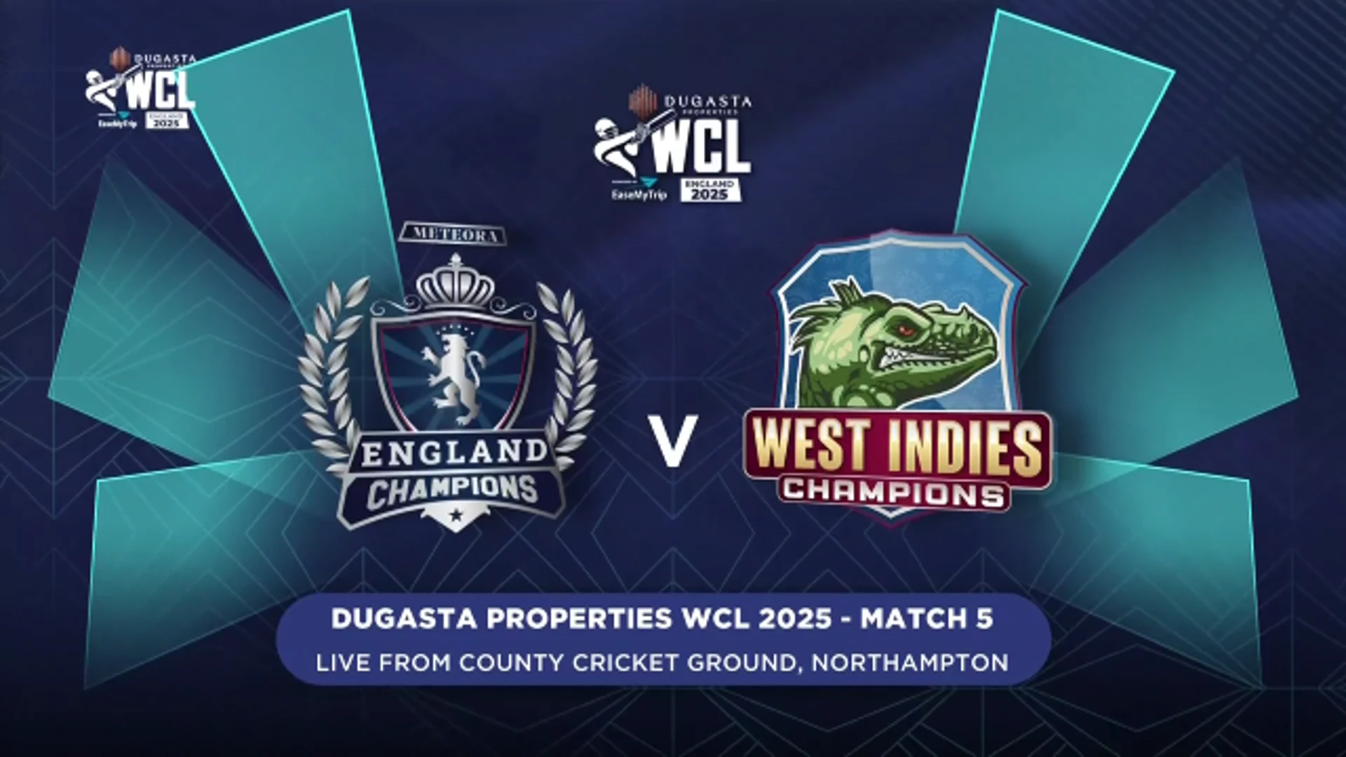 England v West Indies | Match Highlights | World Championship of Legends