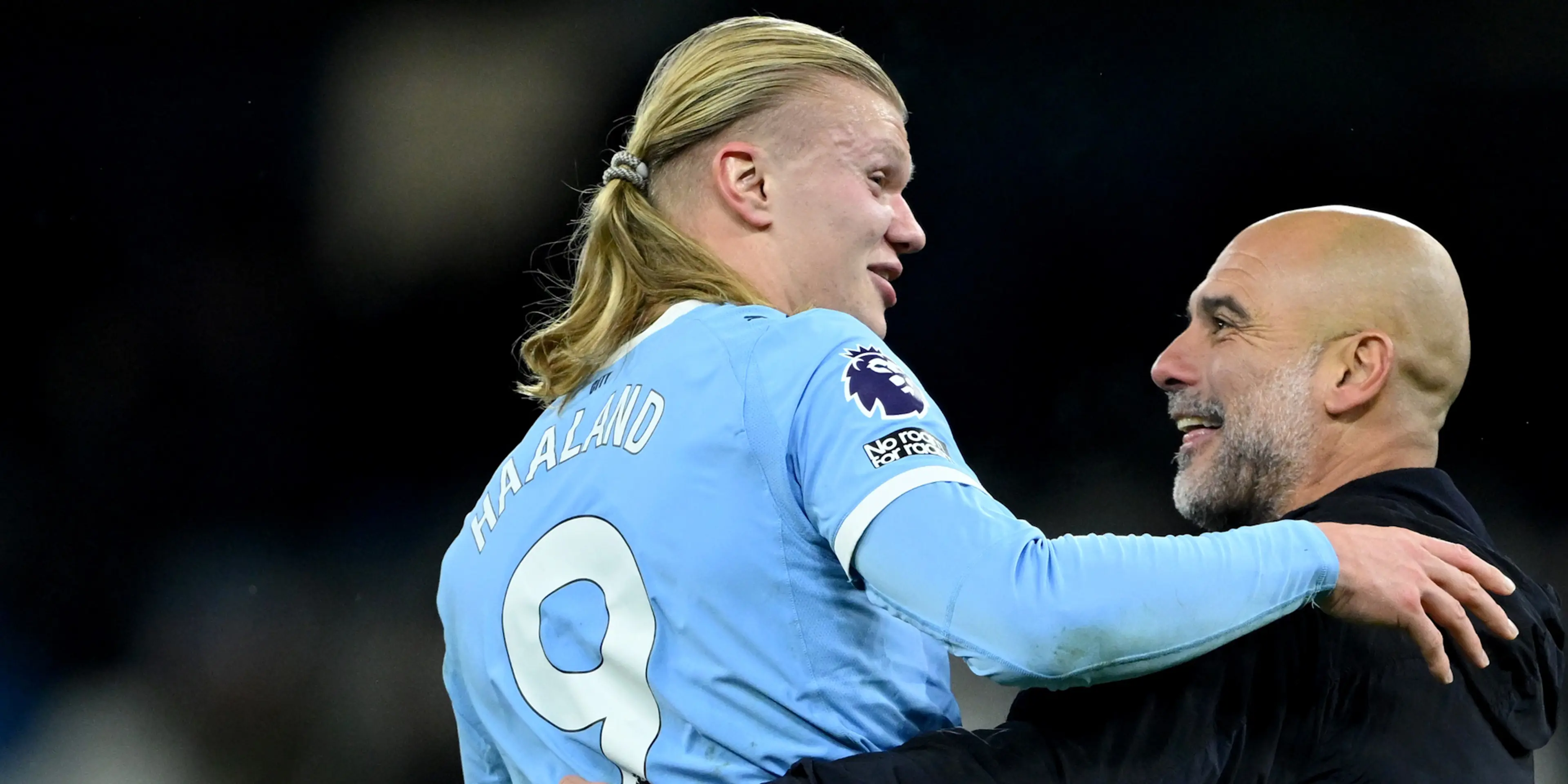 HIGH PRAISE: Guardiola lauds Haaland as 'world's best striker'