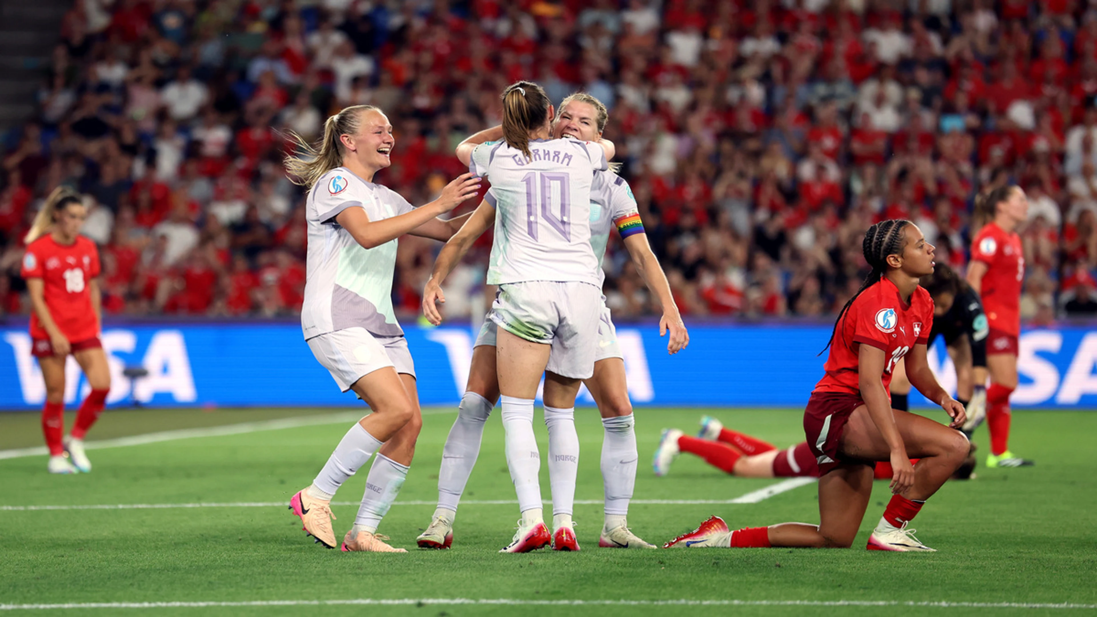 Hosts Switzerland beaten by Norway in their Women's Euro opener