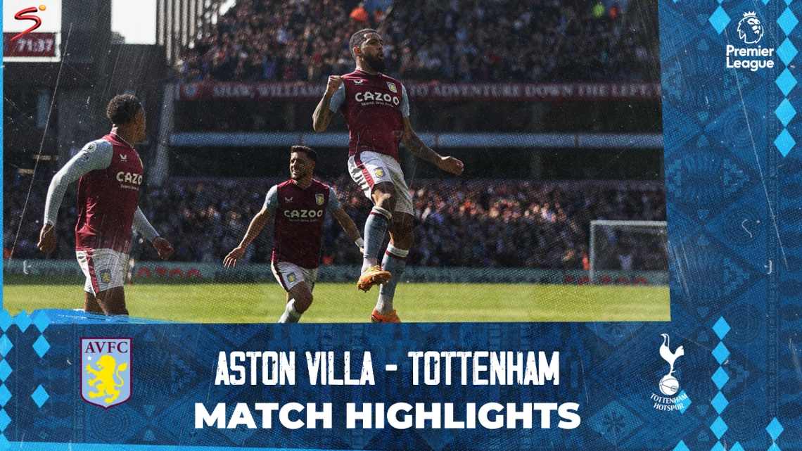 Aston Villa v Tottenham Hotspur | Match in 3 Minutes | Premier League | Highlights
