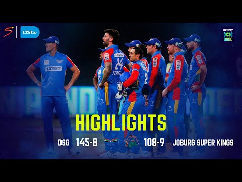 Durban's Super Giants V Joburg Super Kings | Match Highlights | Betway ...