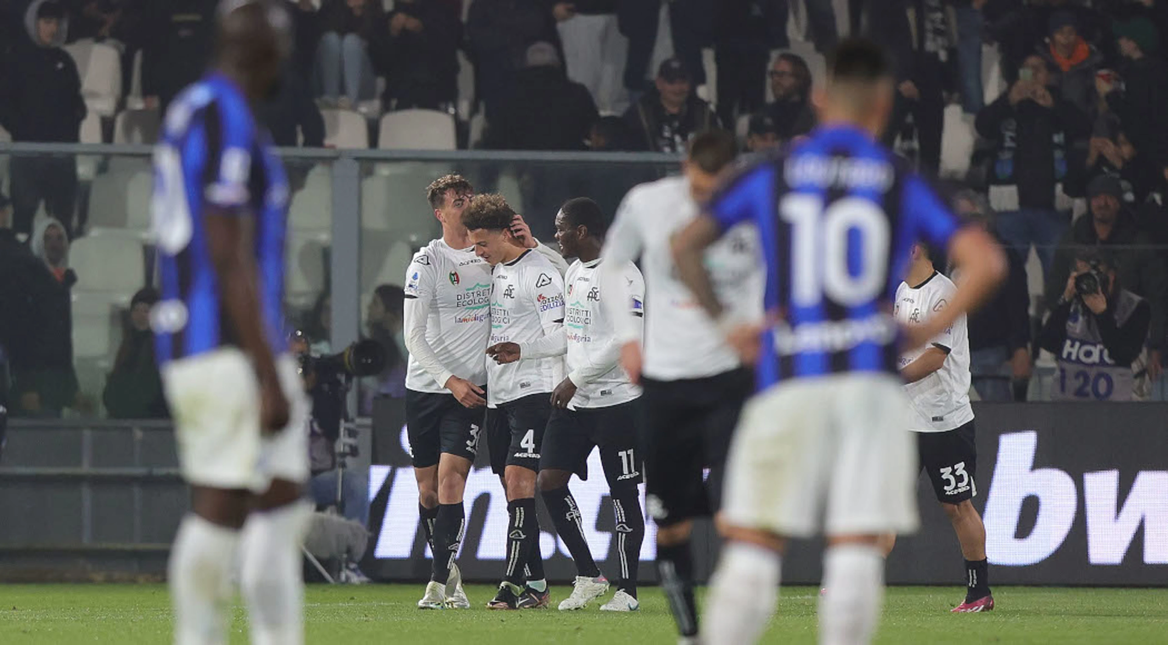Inter's slim title hopes fading away after shock loss at Spezia