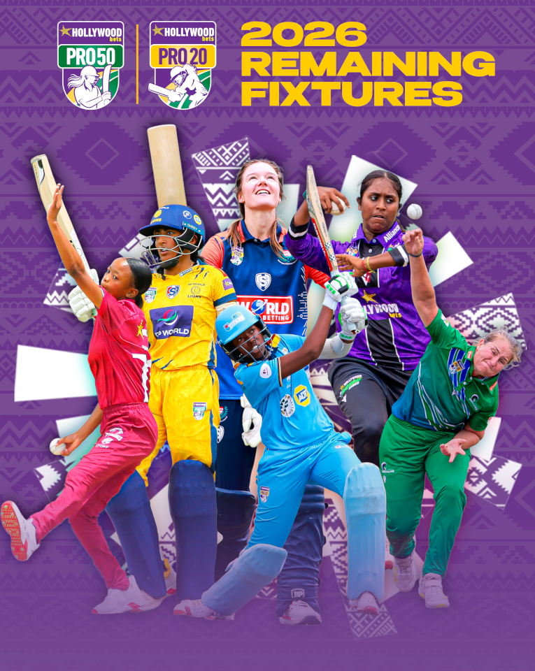 Hollywoodbets pro series returns with all eyes on women’s cricket this month