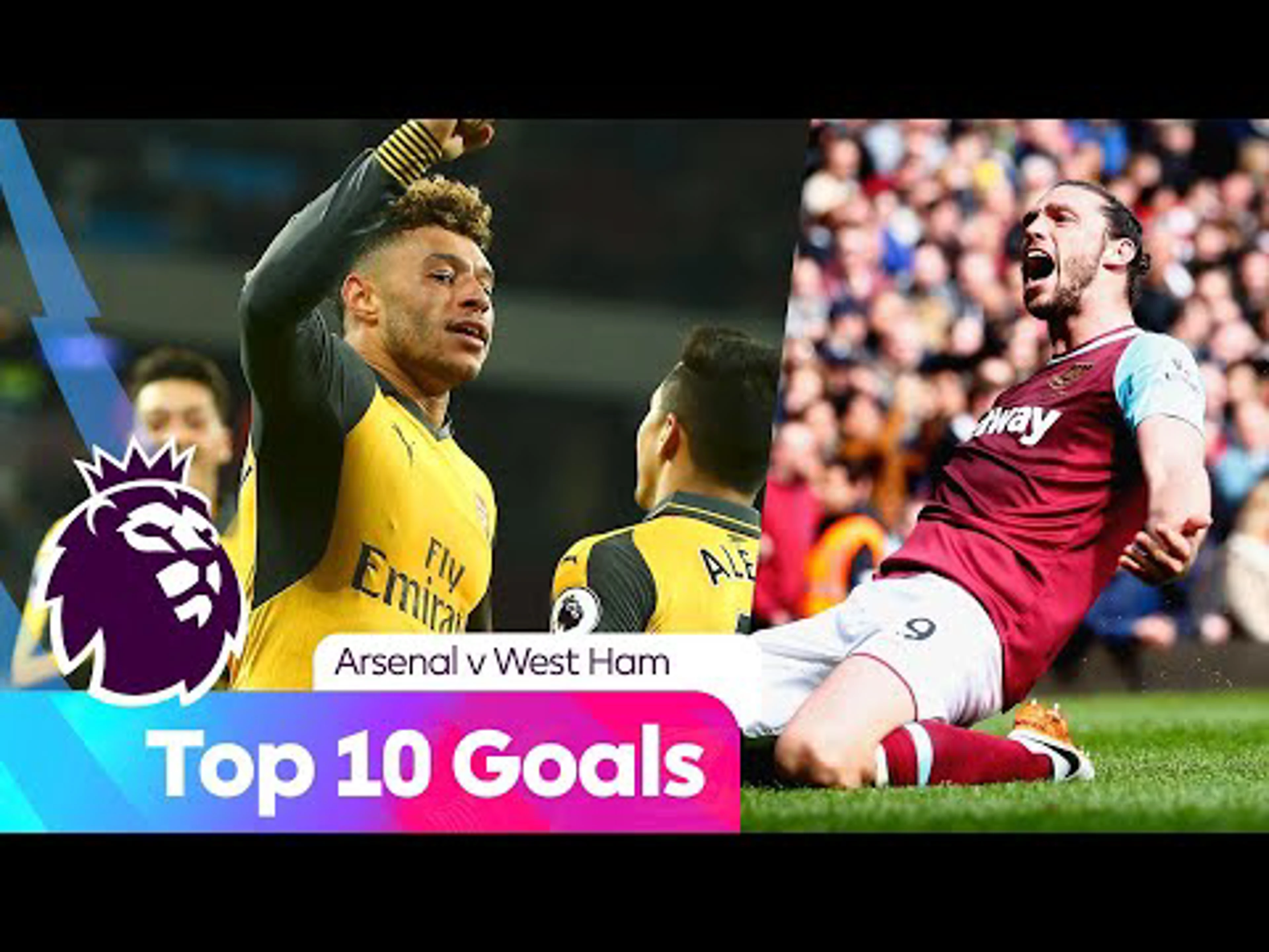 Top Ten Goals | Arsenal v West Ham | Premier League