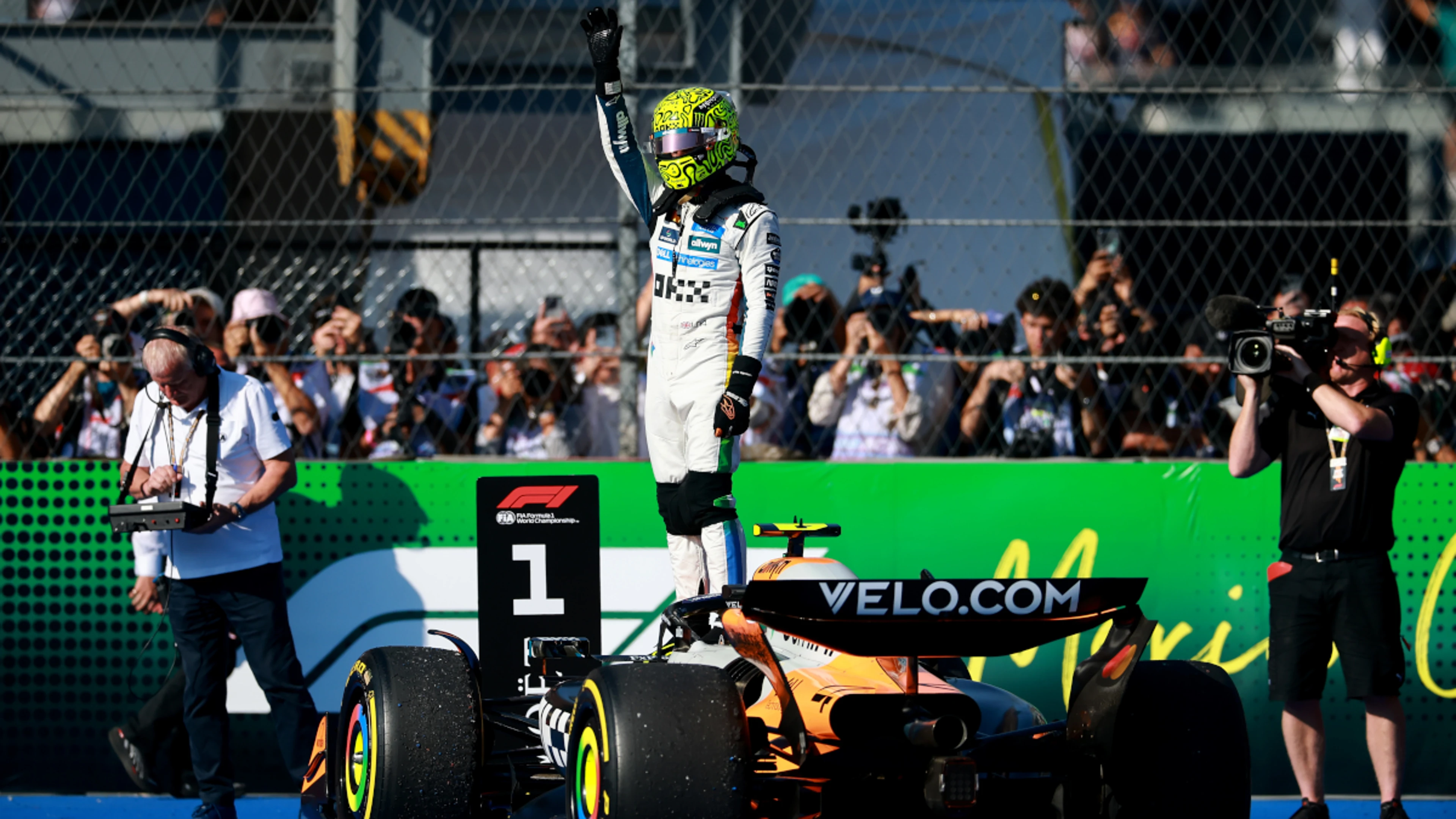 Calm Norris plans to stay relaxed after taking F1 title-race lead