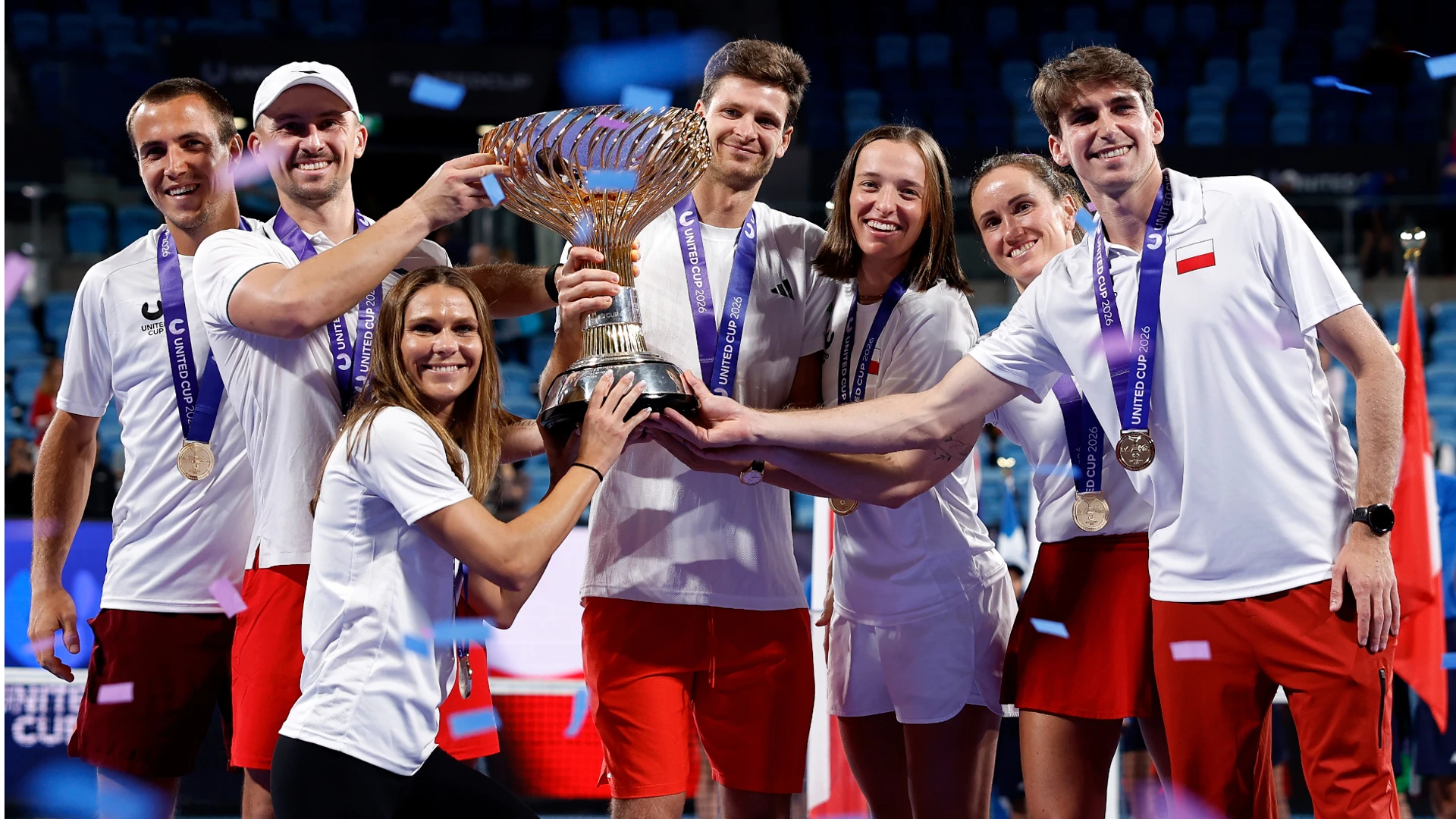 Third time lucky as Poland beat Switzerland to win United Cup