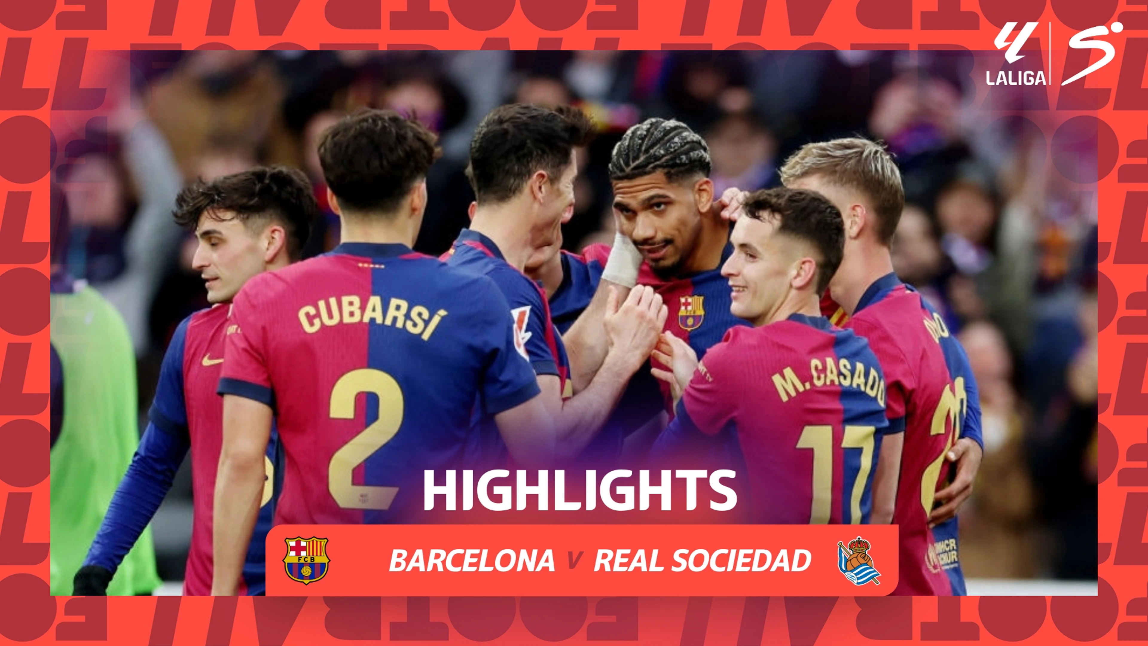 Barcelona v Sociedad | Match Highlights | LaLiga EA Sports Matchday 26