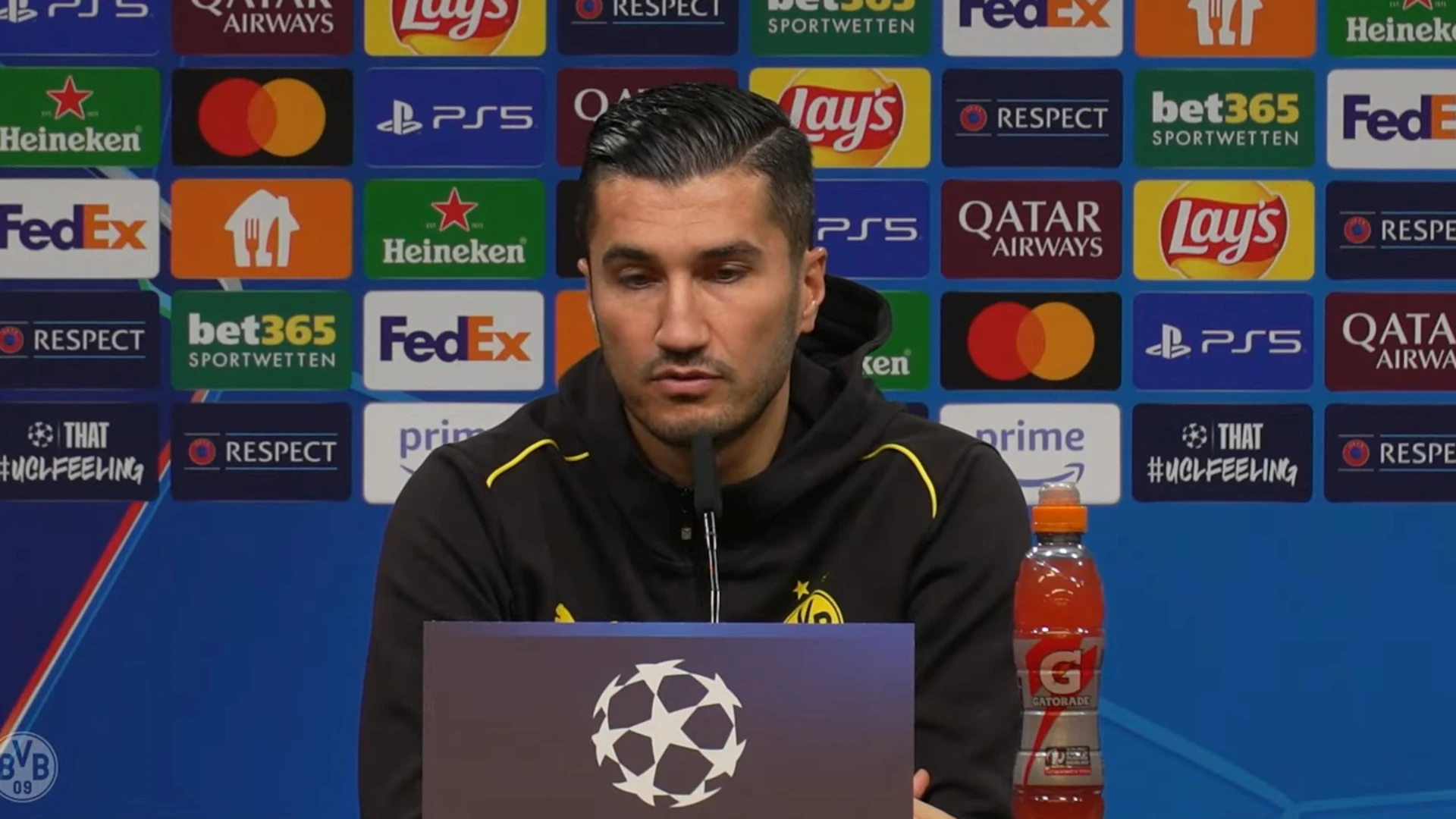 Dortmund's Sahin grateful for Rodgers impact ahead of Celtic clash