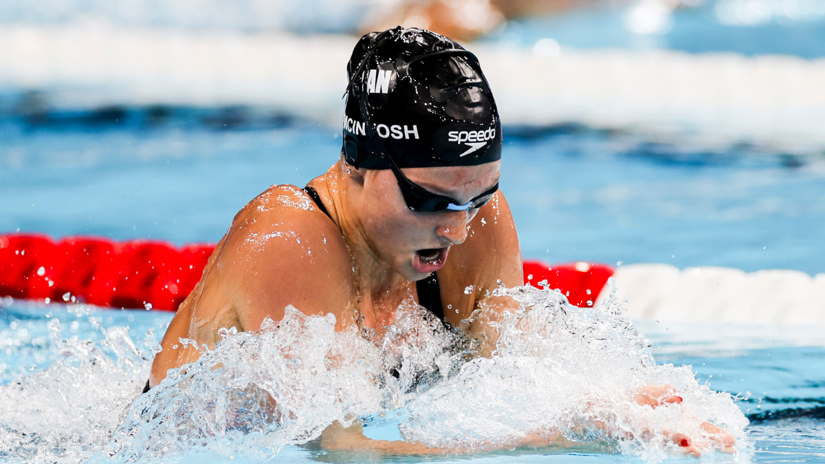 Teen swim star McIntosh sets herself up for superstardom