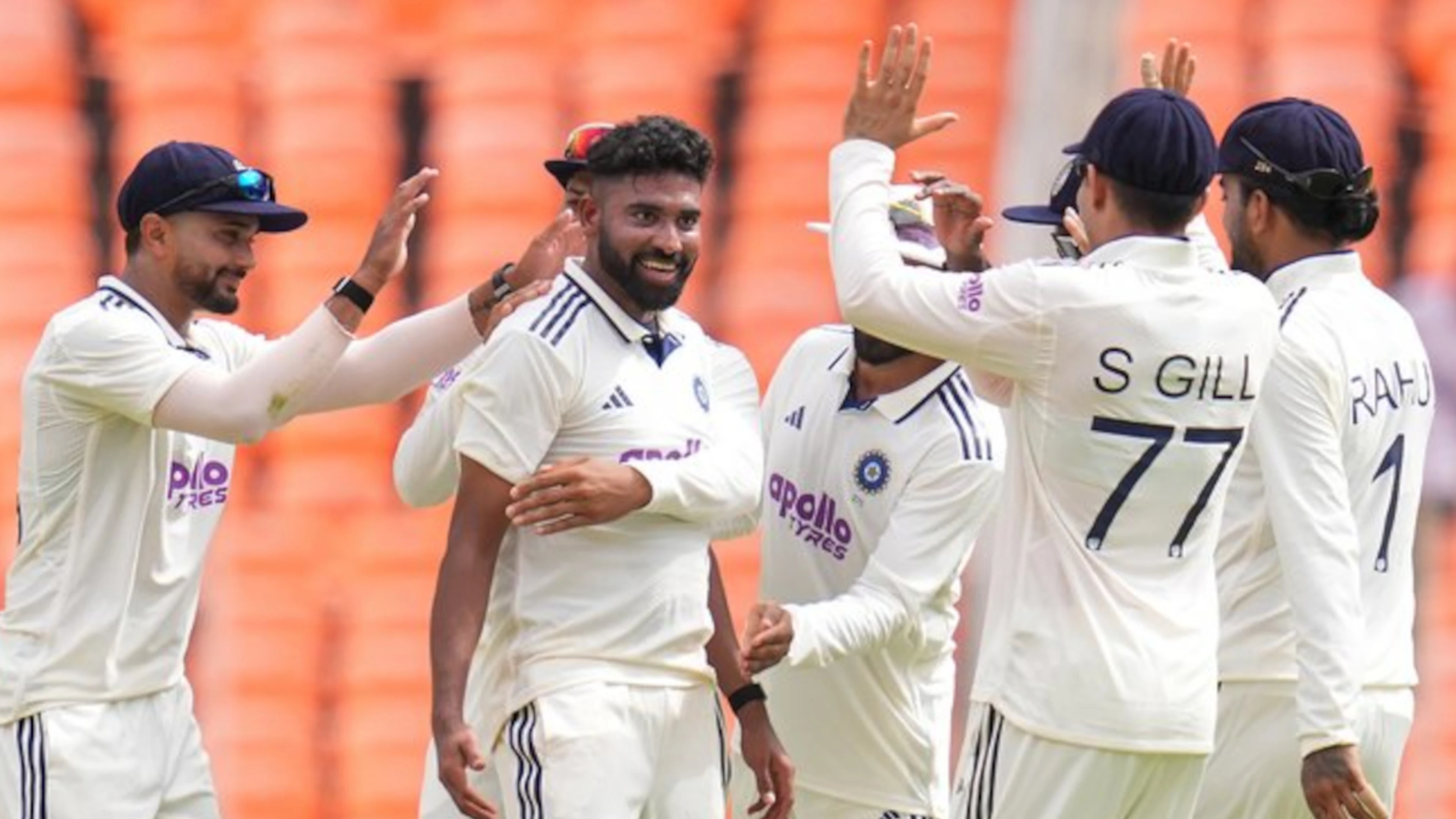 DAY 1: Siraj takes 4-40 as India dominate West Indies in first test