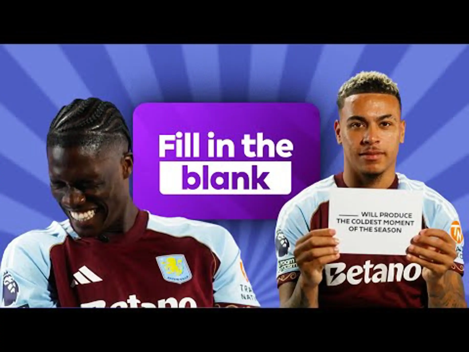 'It's DEFINITELY myself!' - Fill in the blank - Aston Villa | Premier League