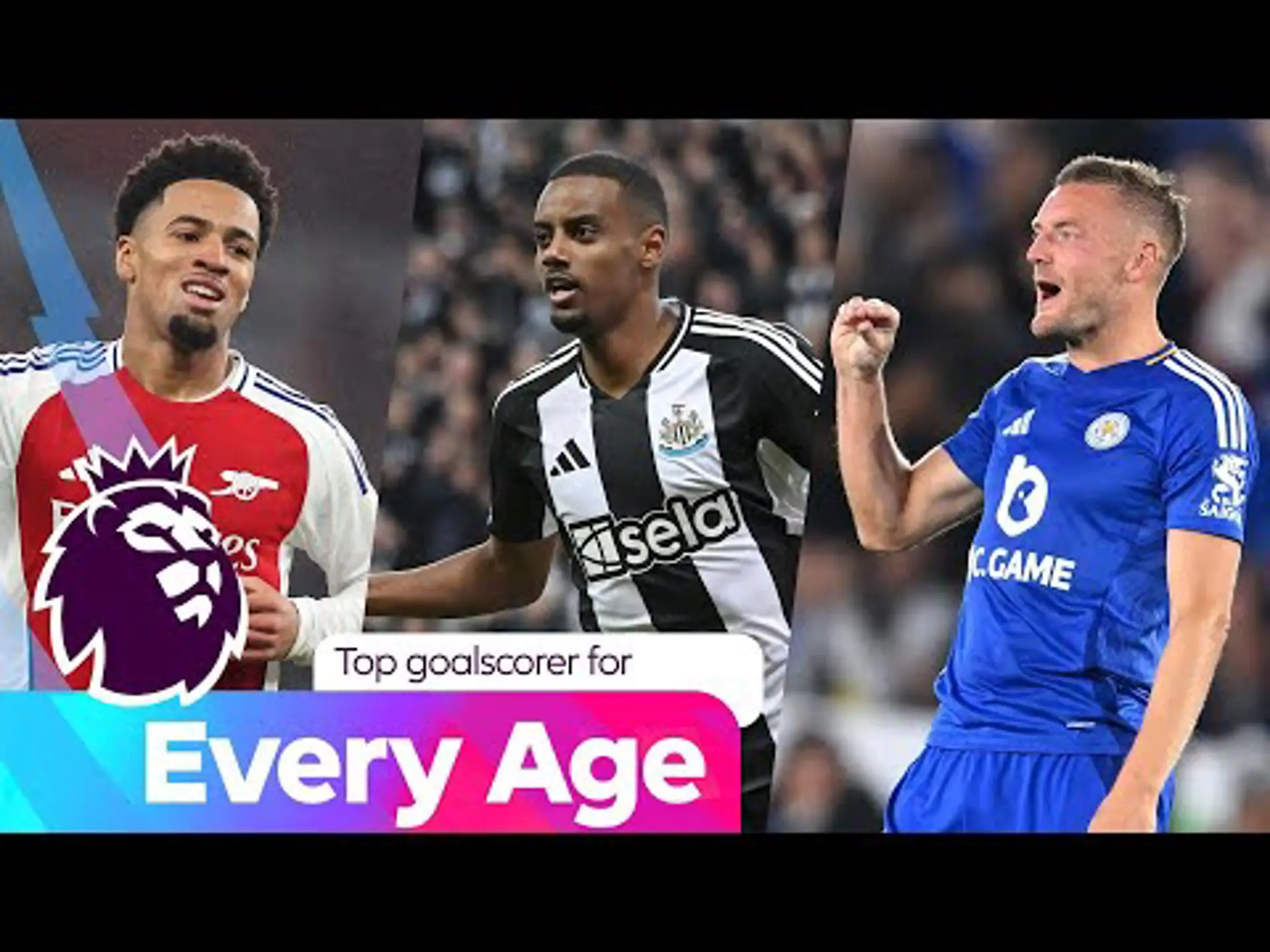 Top goalscorer for every age | Premier League