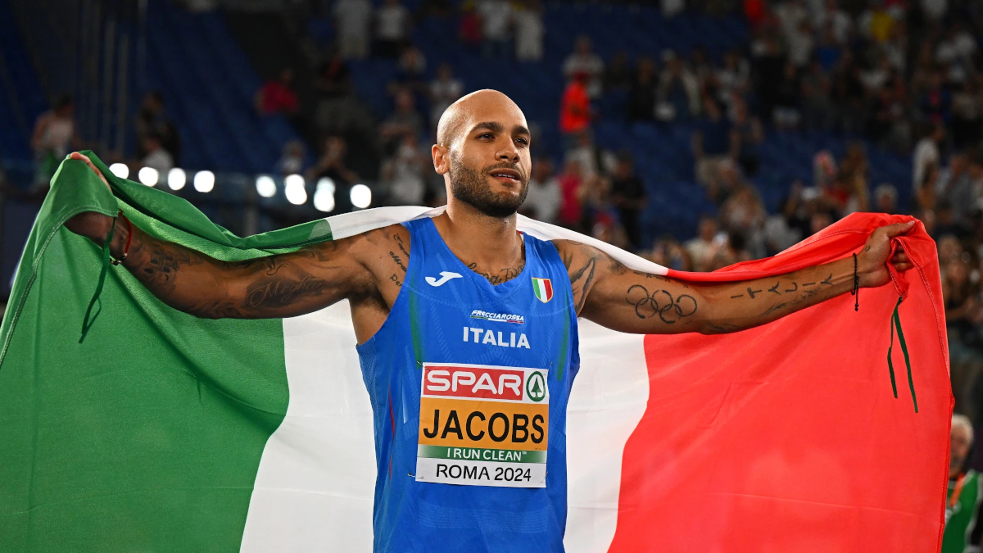 Italy's Jacobs runs best time since Tokyo Games victory
