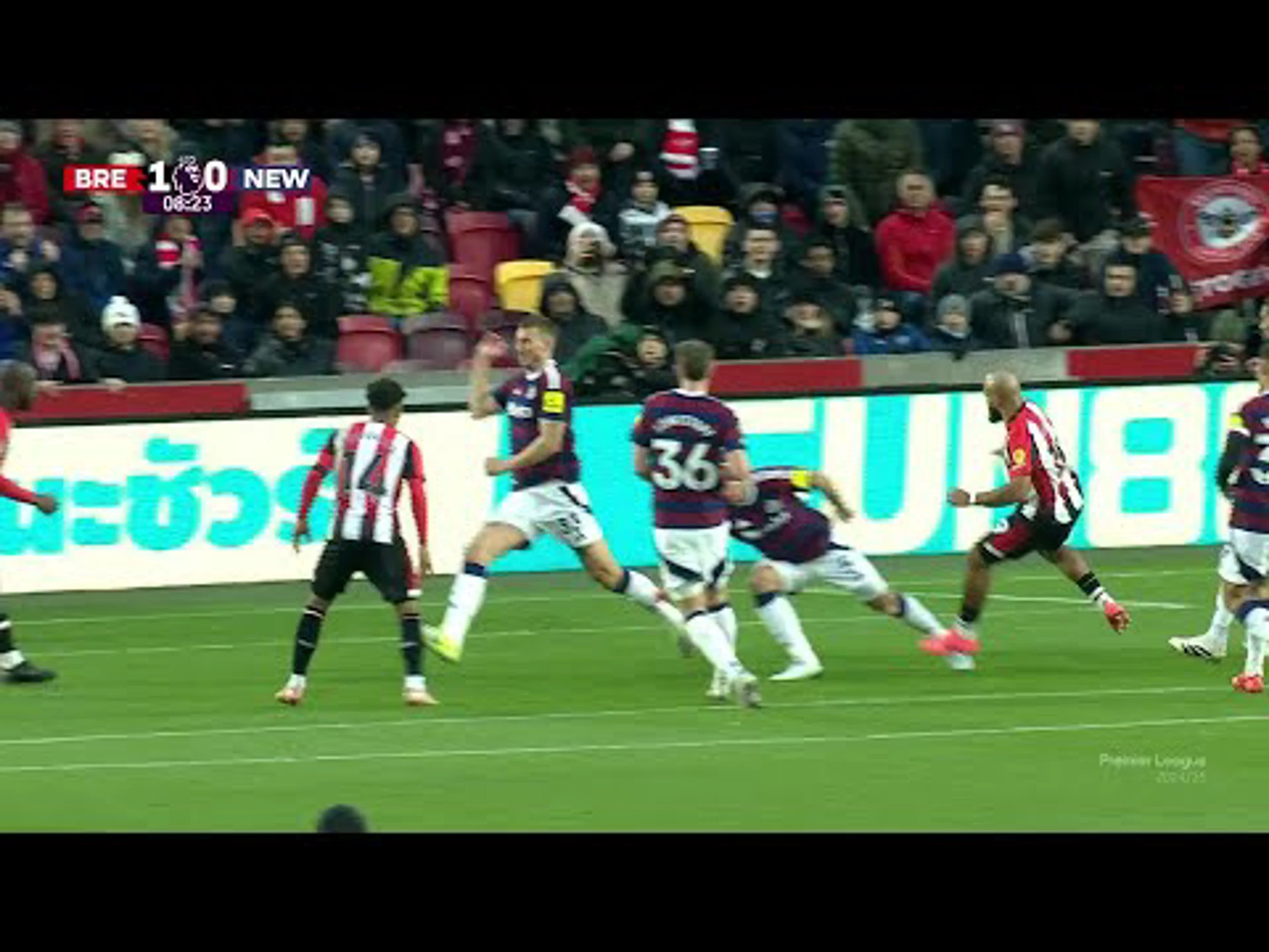 Bryan Mbeumo | 8ᵗʰ Minute Goal v Newcastle