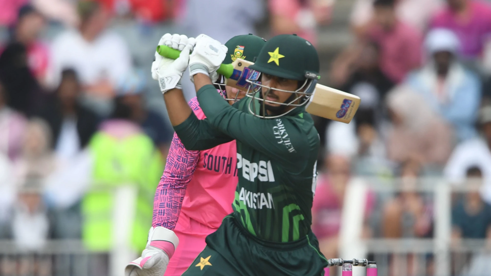 Saim Ayub’s scintillating ton takes Pakistan to 308 in Pink ODI