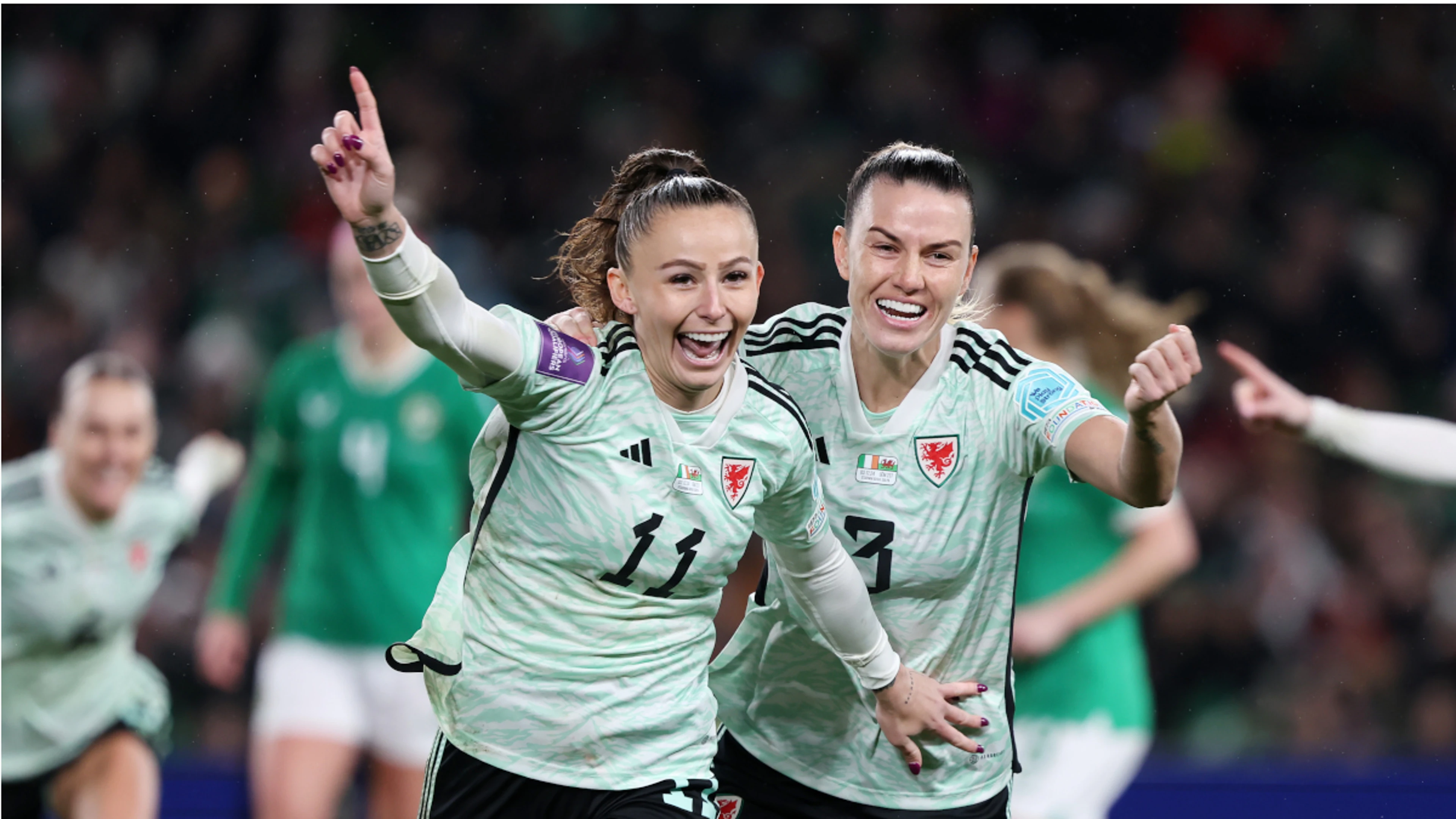 Welsh women reach Euro promised land after gritty playoff win over Ireland