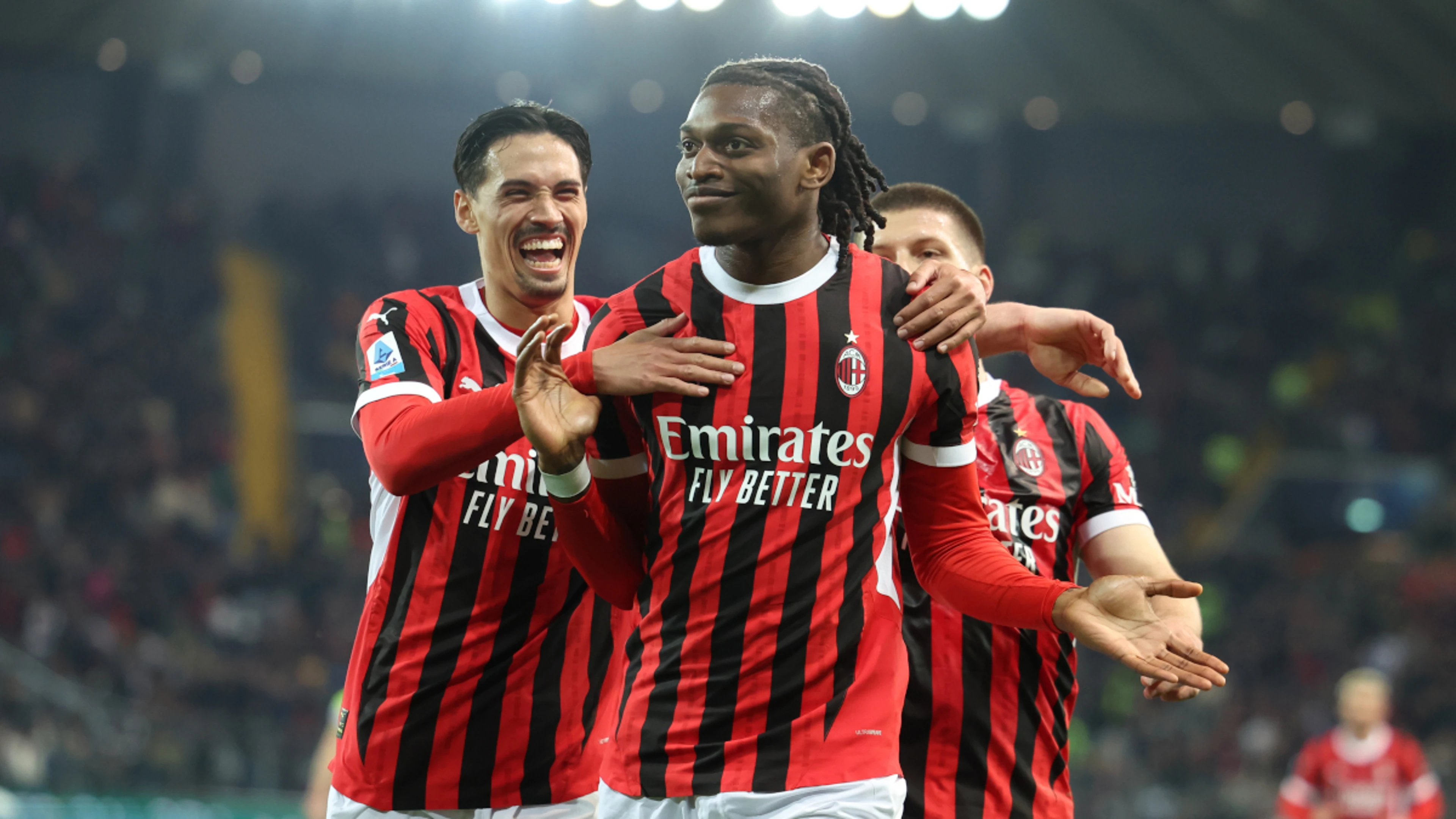 Milan thump Udinese, Maignan 'conscious' after head clash