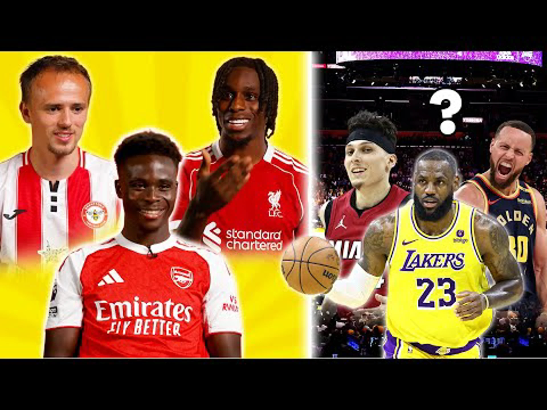Which NBA player is this?! PL stars guess NBA players from their photos!