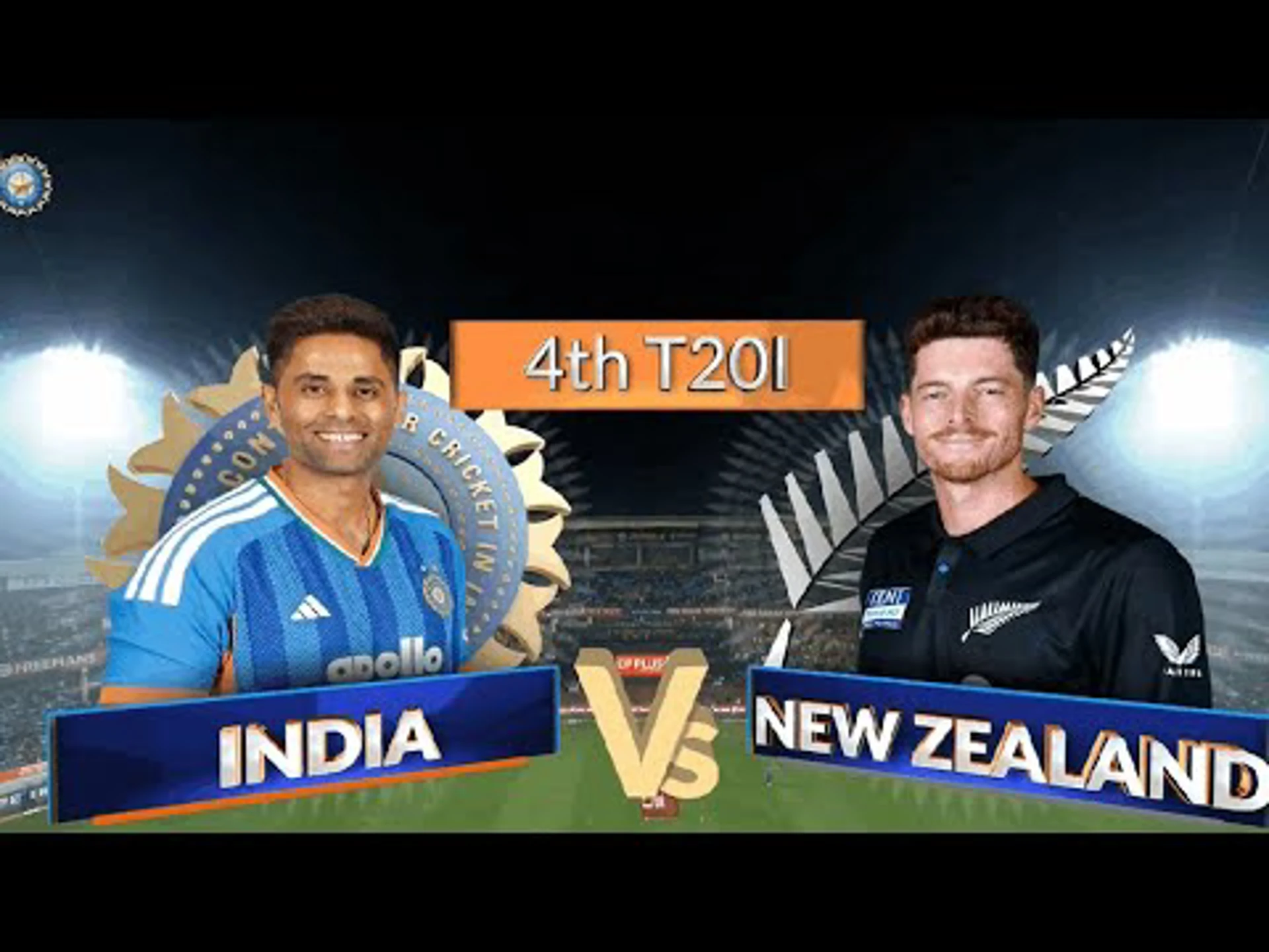 India v New Zealand | Match Highlights | 4th T20