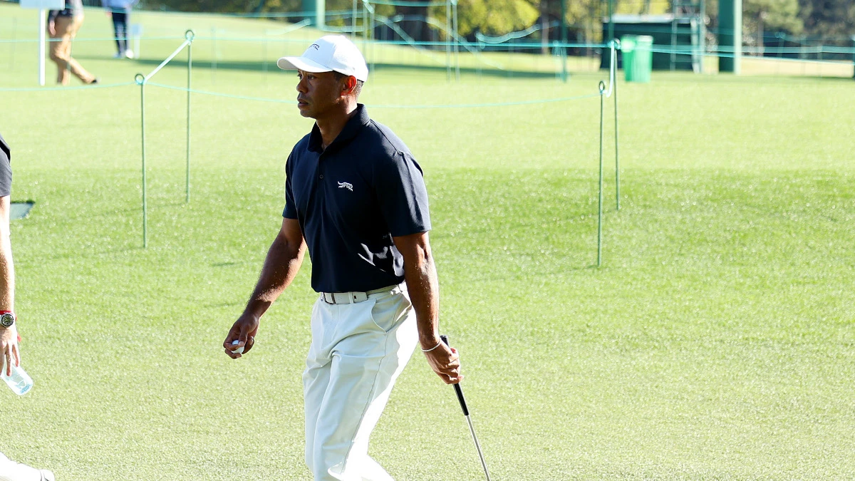 Report: Tiger Woods arrives in Augusta intent on playing Masters ...