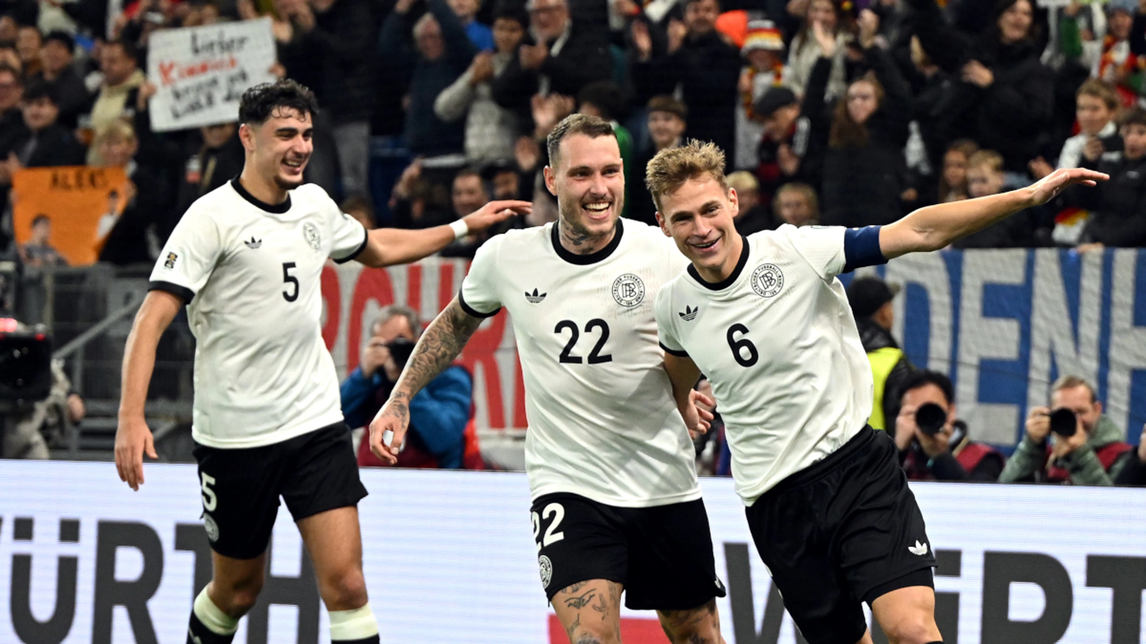 Kimmich doubles up as Germany cruise past Luxembourg