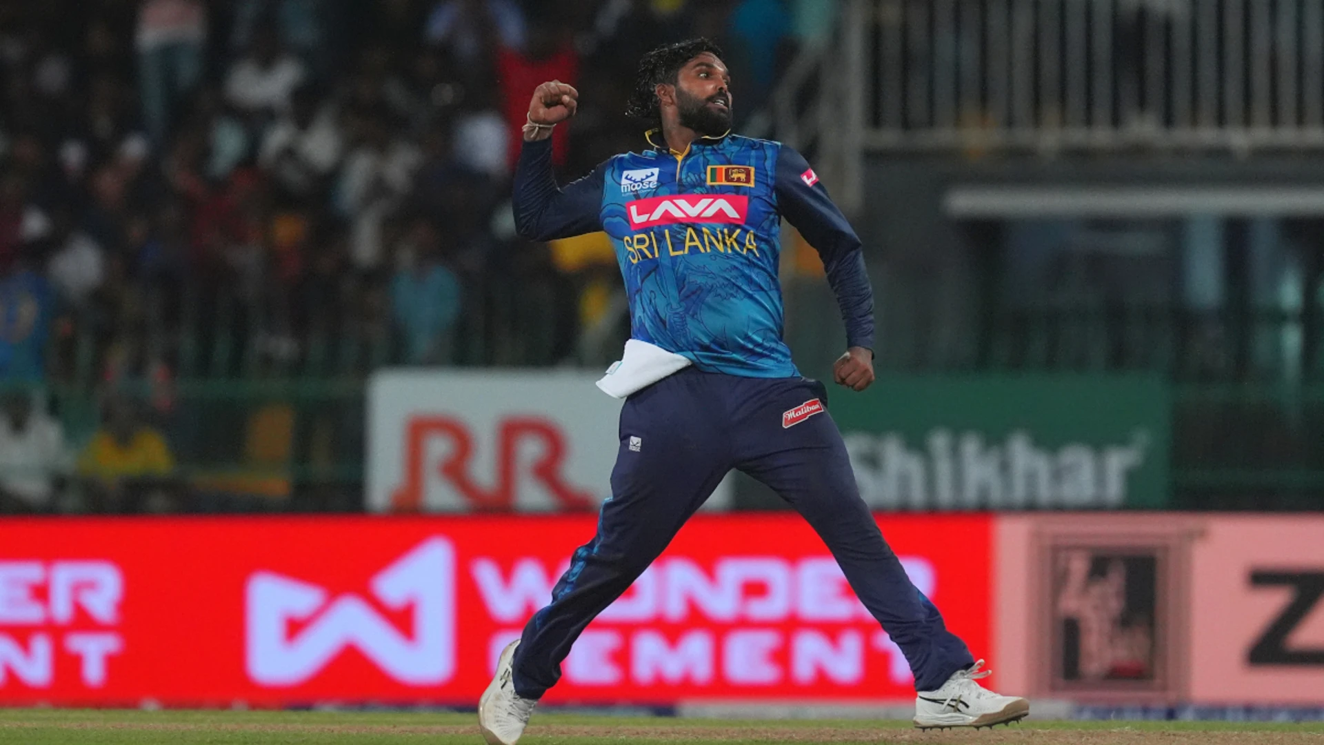 Sri Lanka's Hasaranga out of India series with hamstring injury