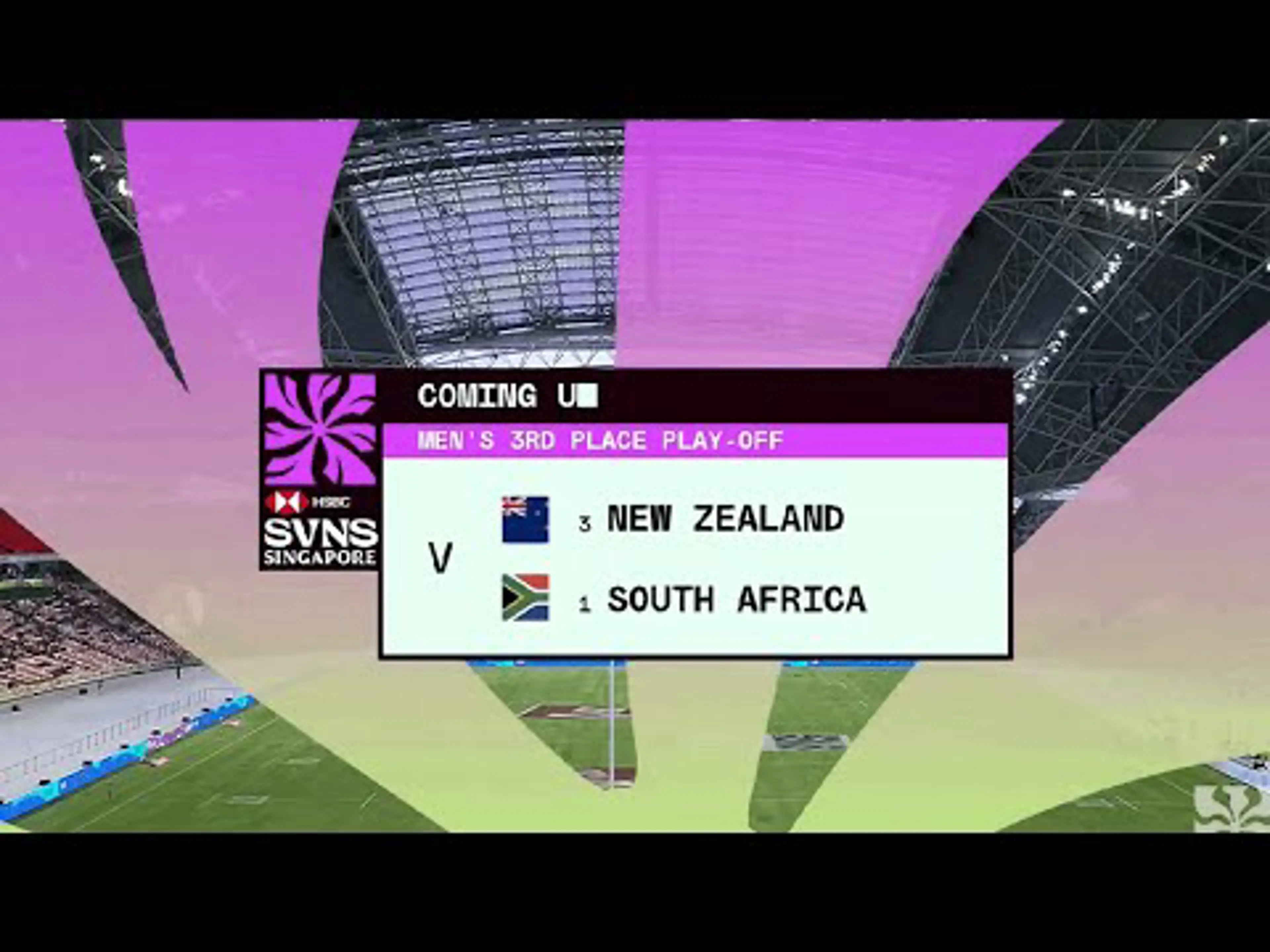 South Africa v New Zealand | 3rd Place Highlights | World Rugby HSBC Sevens Series Singapore