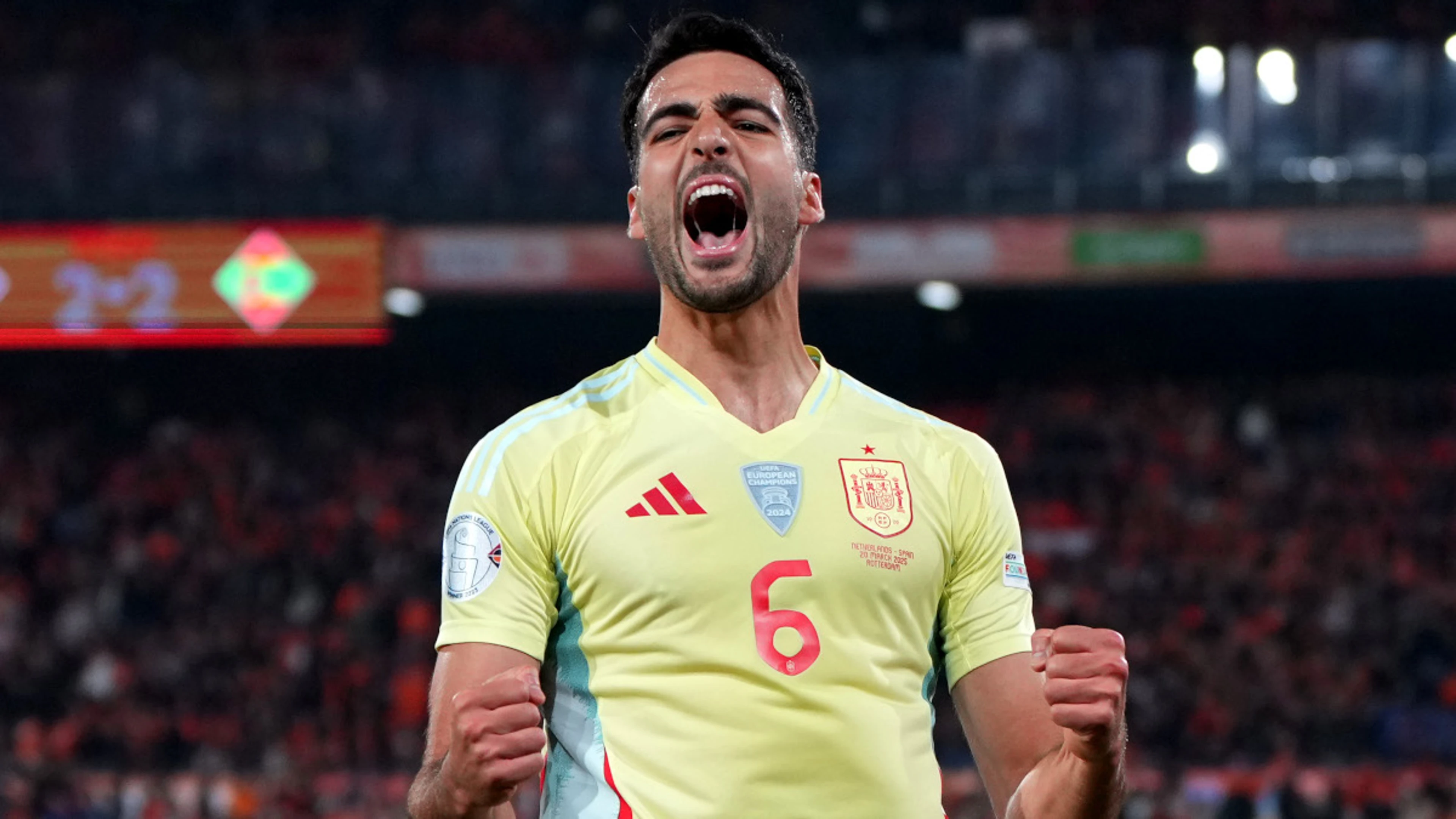 Merino rescues draw for holders Spain v Netherlands