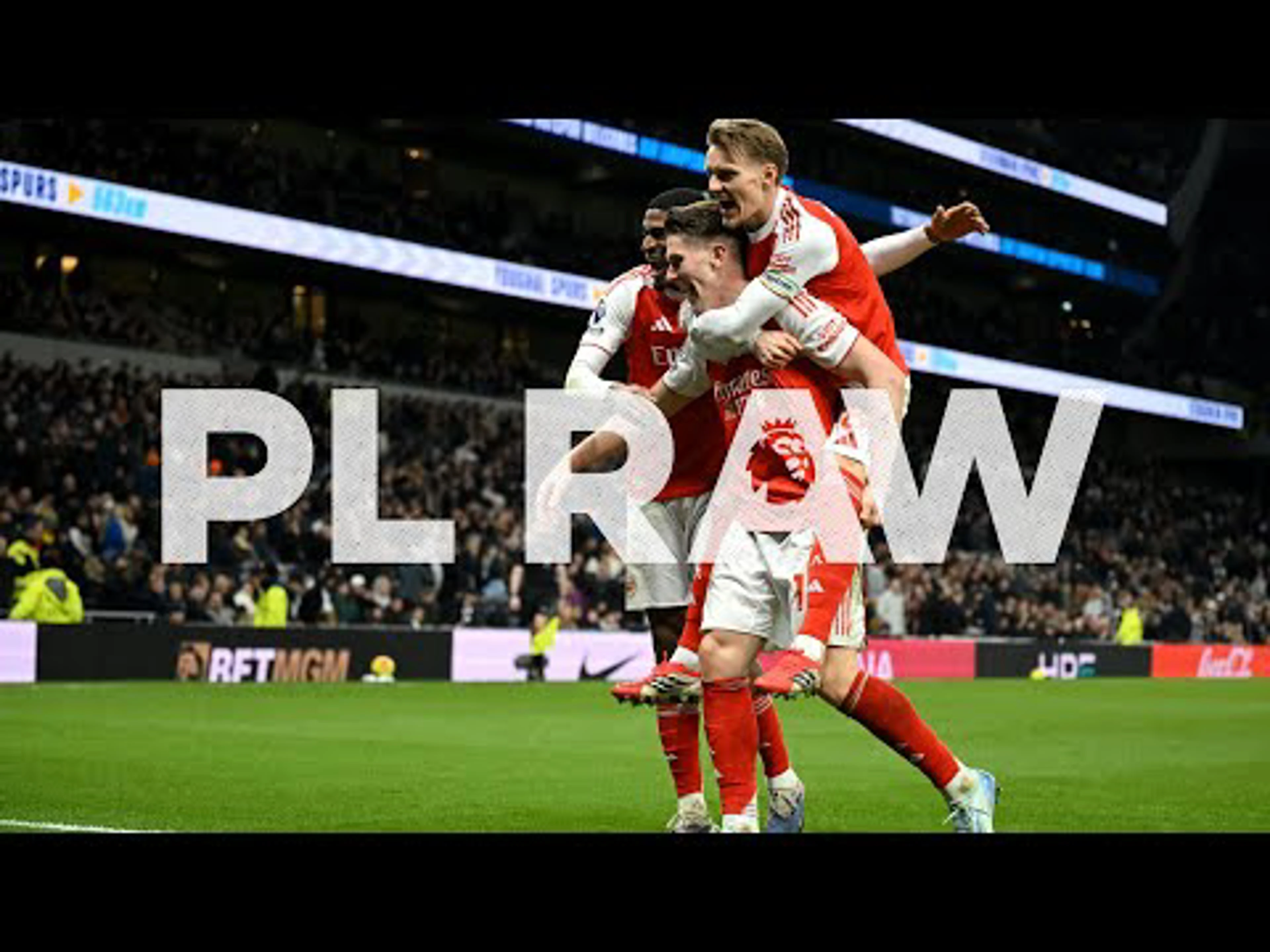 Title race ON! Arsenal DOMINATE in a fiery North London Derby | Spurs 1-4 Arsenal | PL RAW