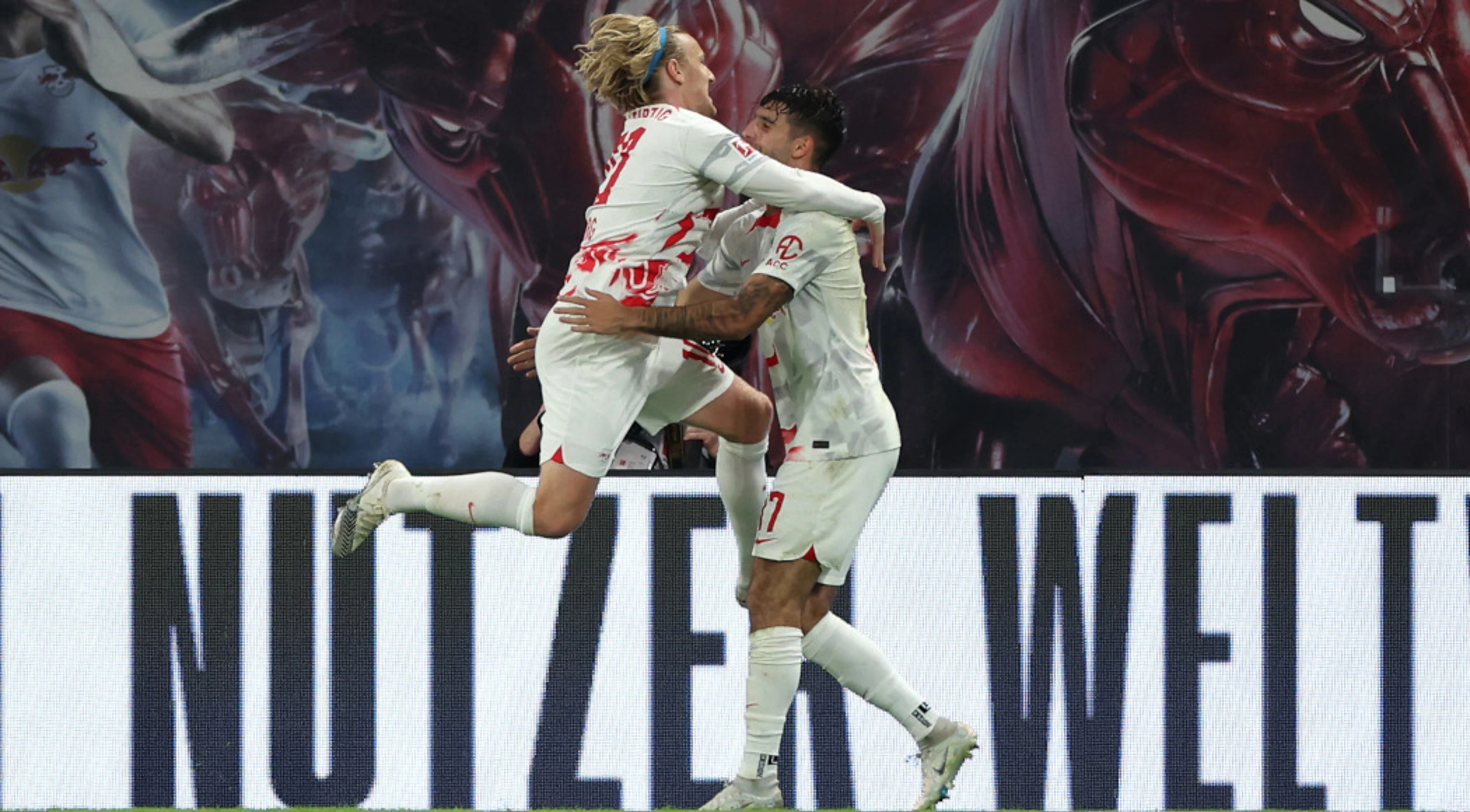 Leipzig survive Hertha Berlin fightback to secure nervy win