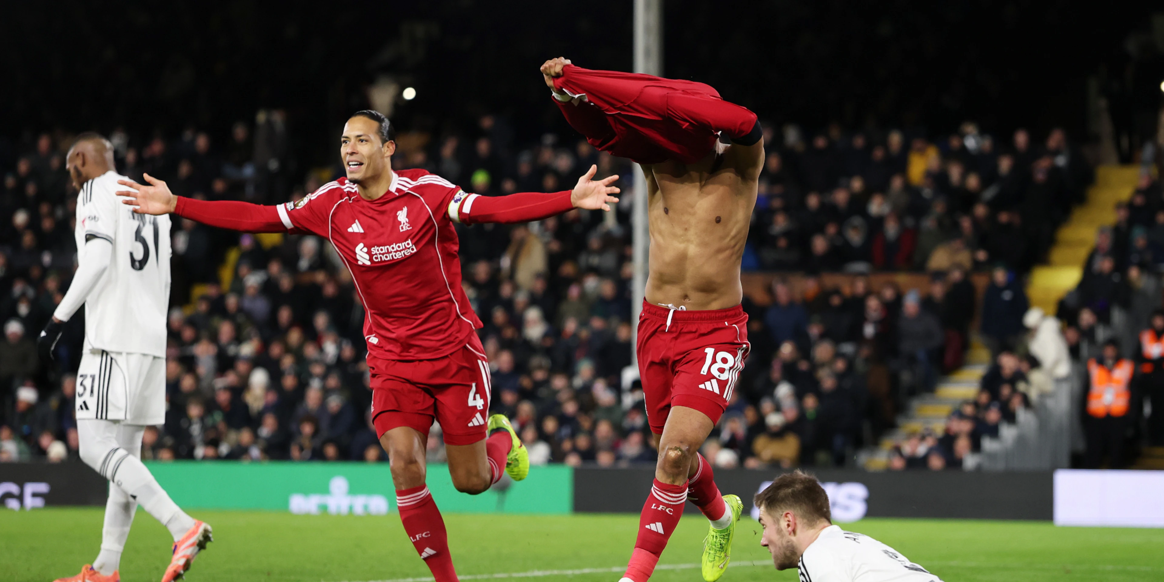 Liverpool held by Fulham after last-gasp Reed rocket