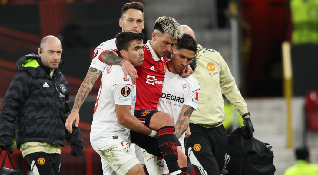 Man Utd's Martinez out for rest of season with foot injury