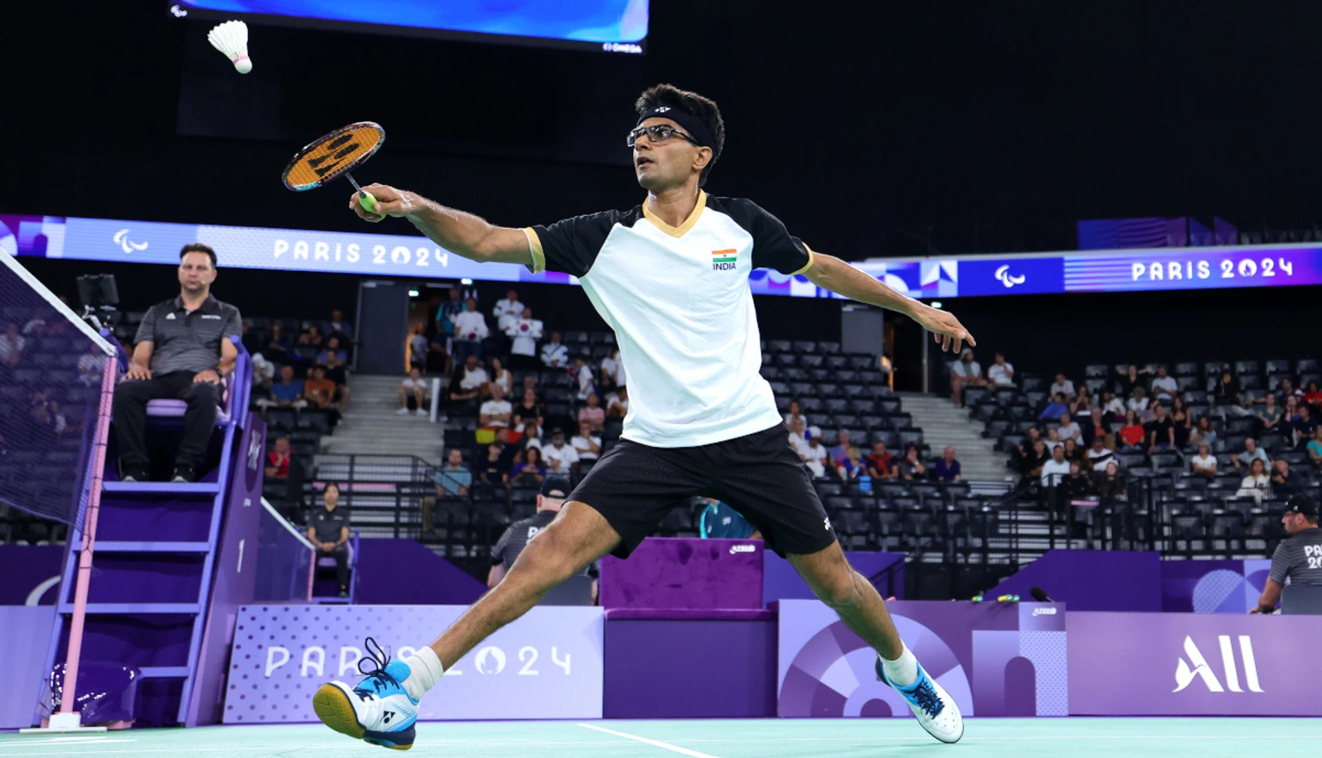 Croissant 'treat' driving India's Yathiraj at Paralympics badminton