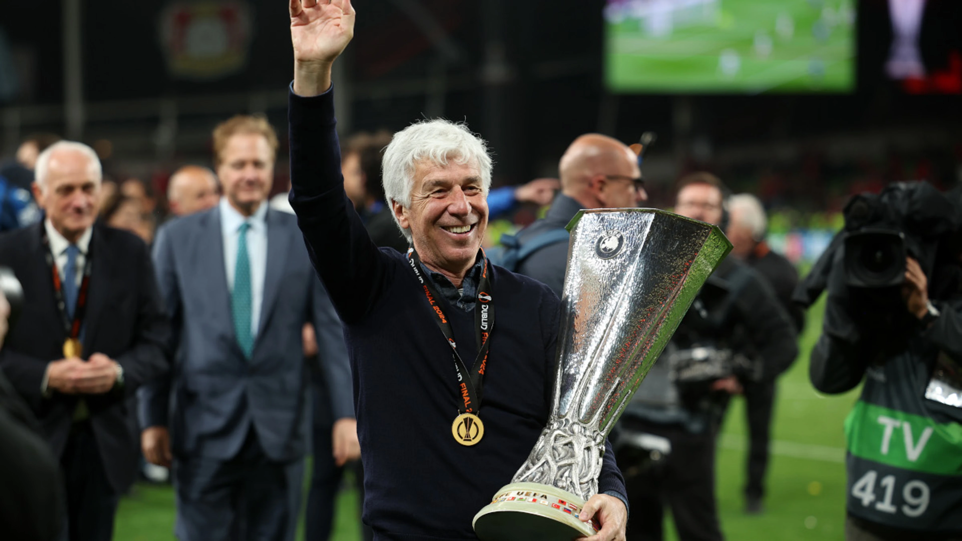 Atalanta's Gasperini glad to end Italy's 25-year Europa League drought