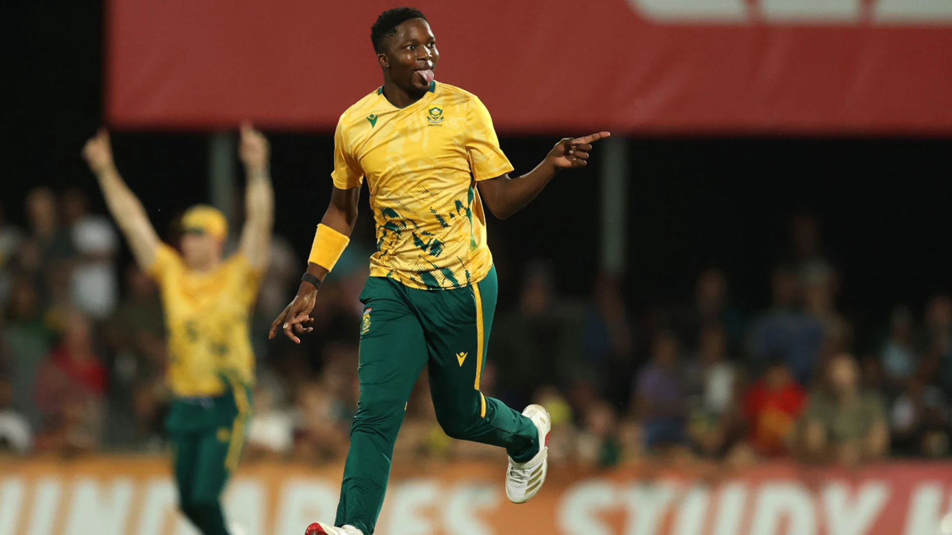 Kwena Maphaka 3 wickets | Australia v South Africa | 2nd T20