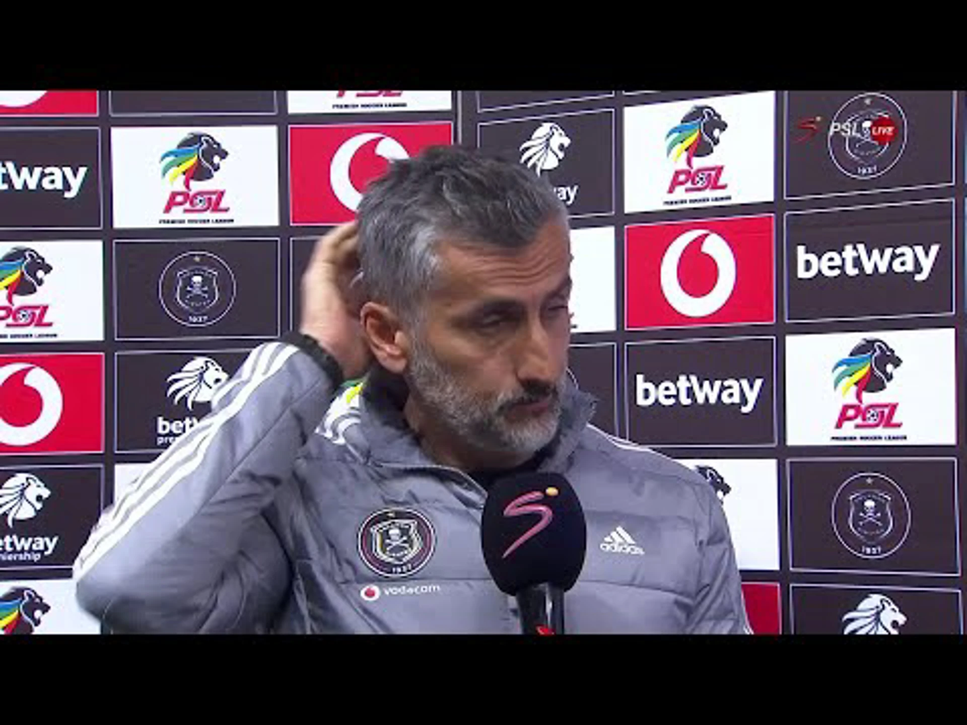 Jose Riveiro bemoans 'bad habit'| Orlando Pirates v Chippa United