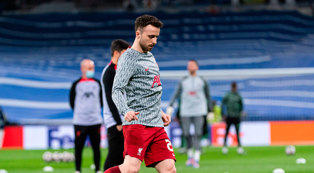 Jota starts in attacking Liverpool side, Benzema back for Madrid