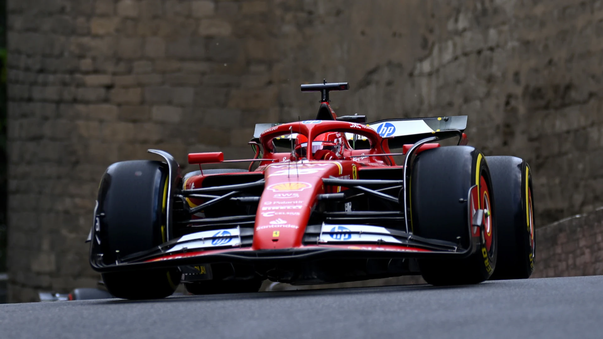 Ferrari's Leclerc claims fourth straight pole in Baku