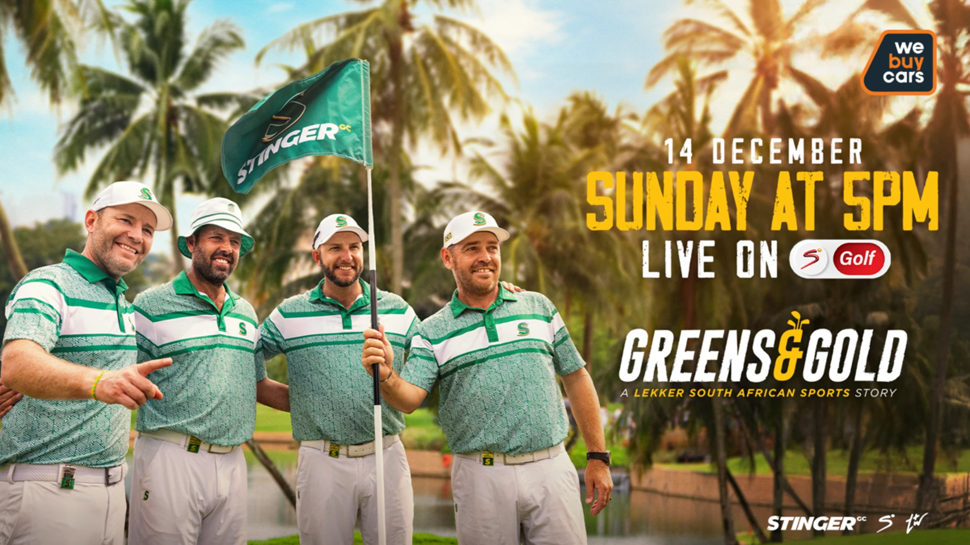  ‘GREENS & GOLD’: Stinger GC documentary premiers 14 Dec on SuperSport