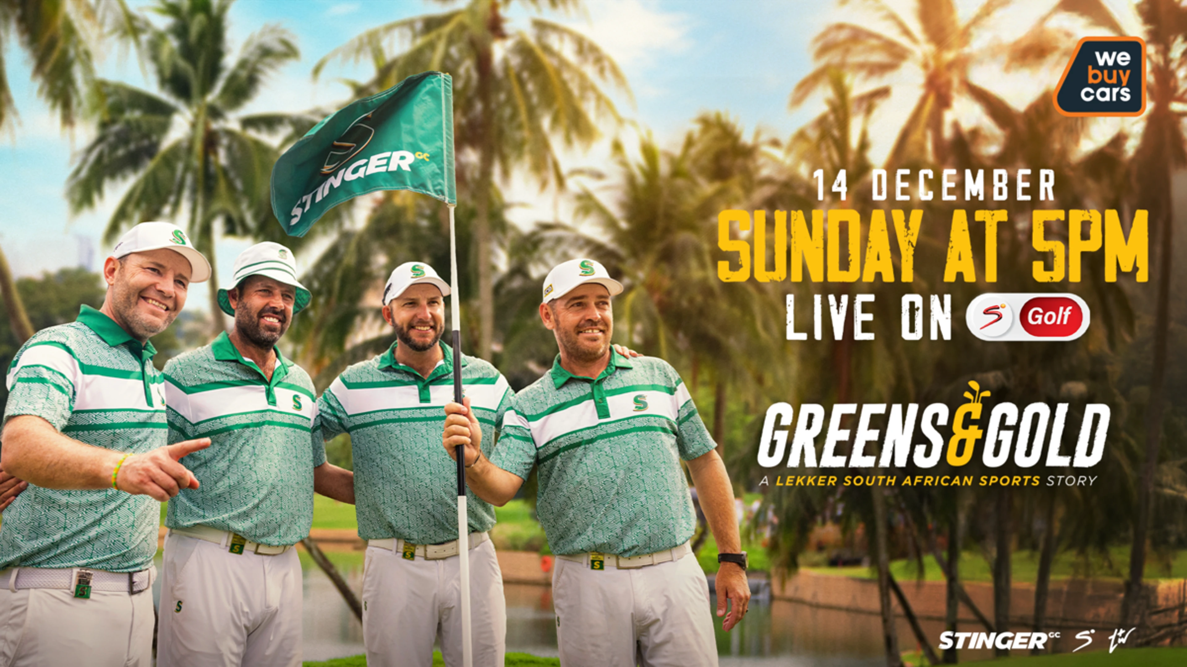  ‘GREENS & GOLD’: Stinger GC documentary premiers 14 Dec on SuperSport