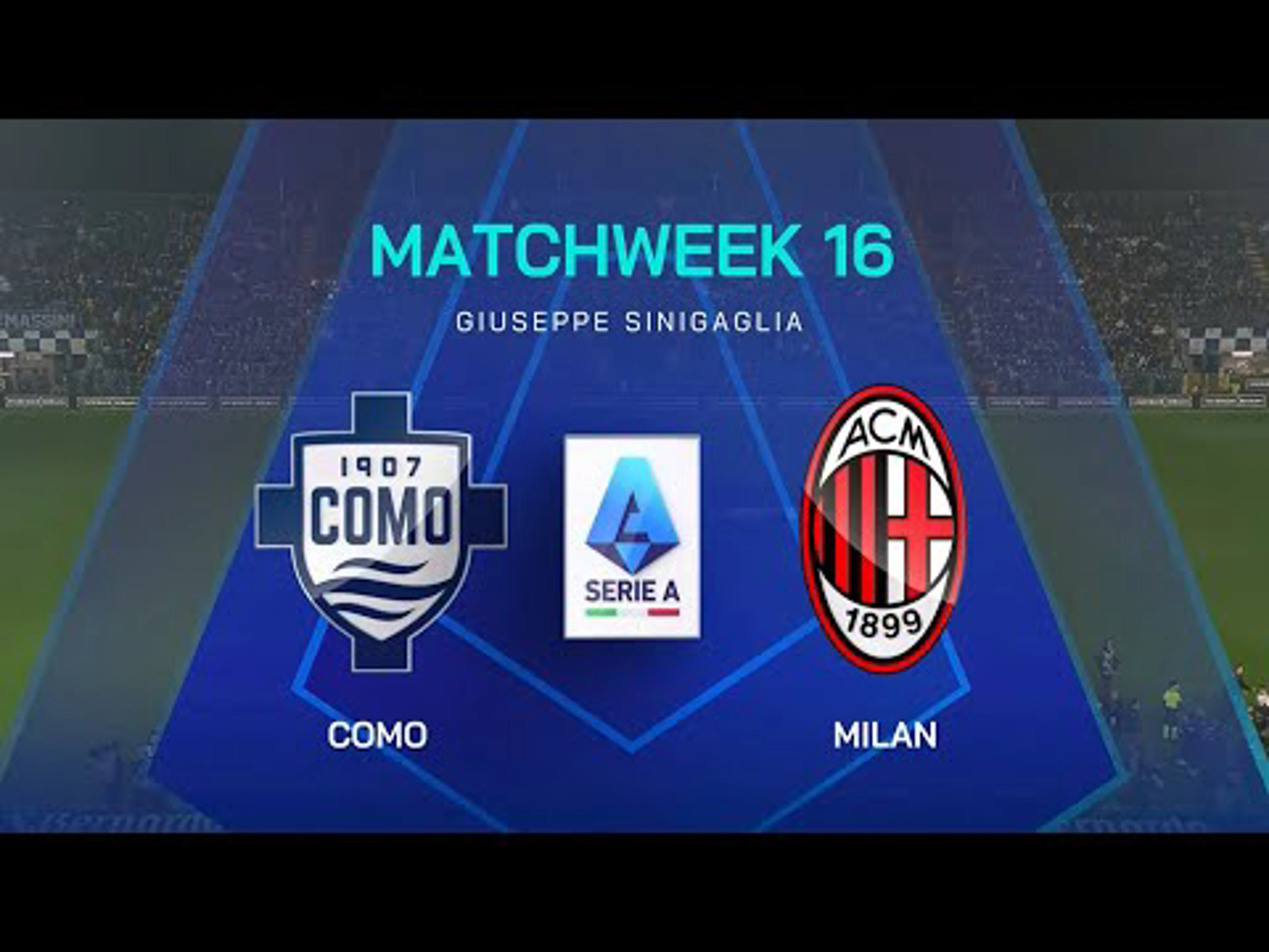 Como v AC Milan  | Match Highlights | Italian Serie A