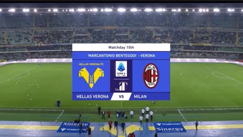 Hellas Verona vs AC Milan, Italy Serie A
