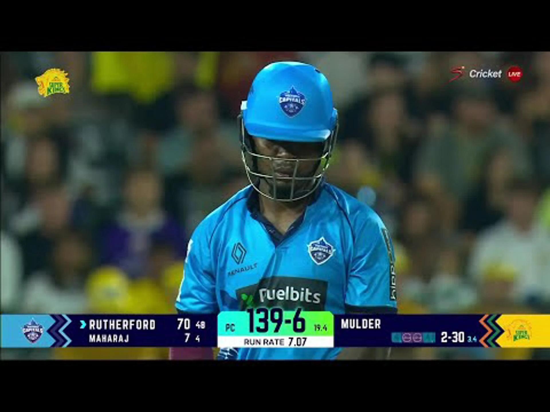 Sherfane Rutherford 74 | Joburg Super Kings v Pretoria Capitals | Betway SA20