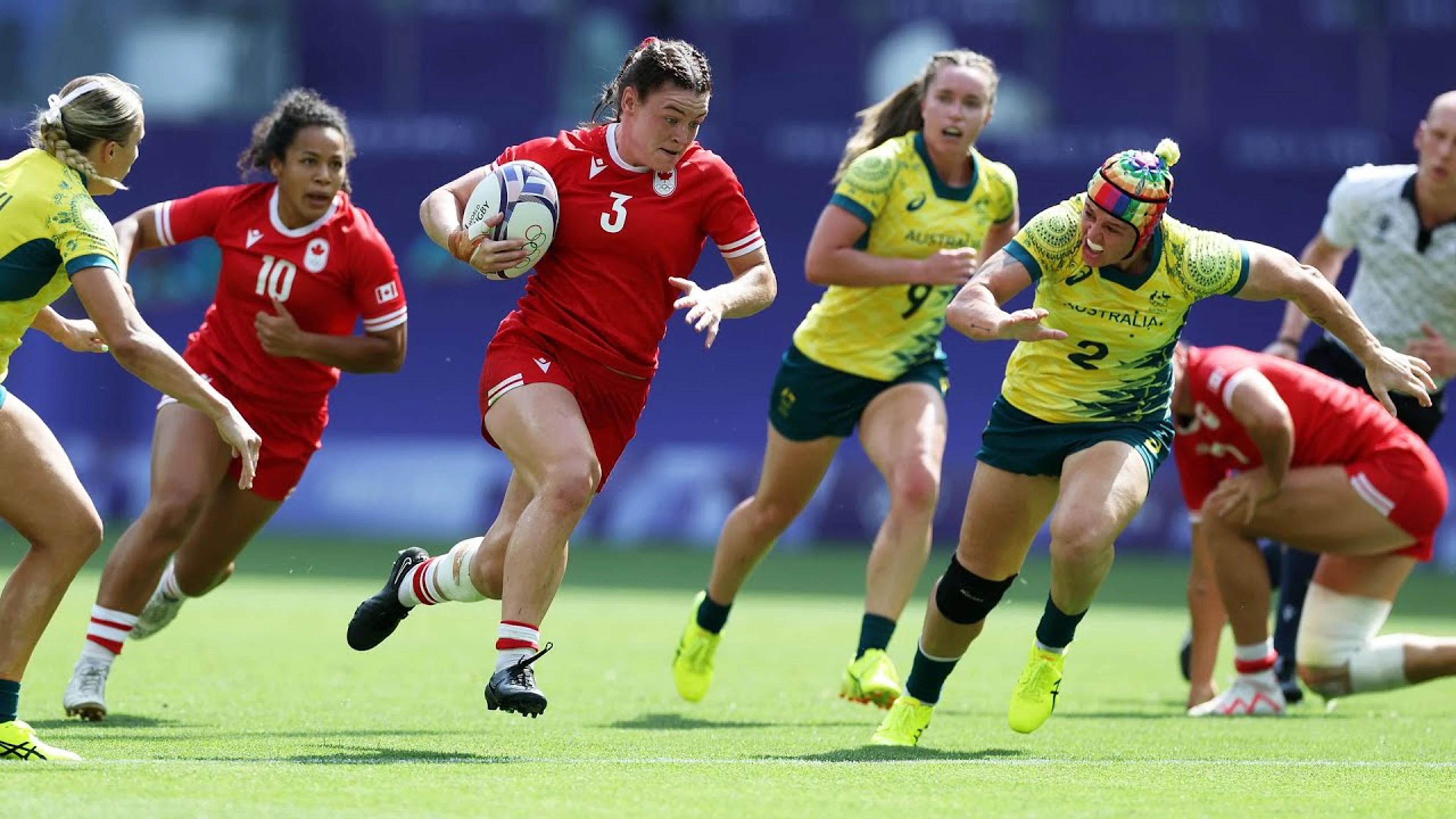 Canada v Australia | SF2 Highlights | Women's Rugby Sevens, Paris 2024