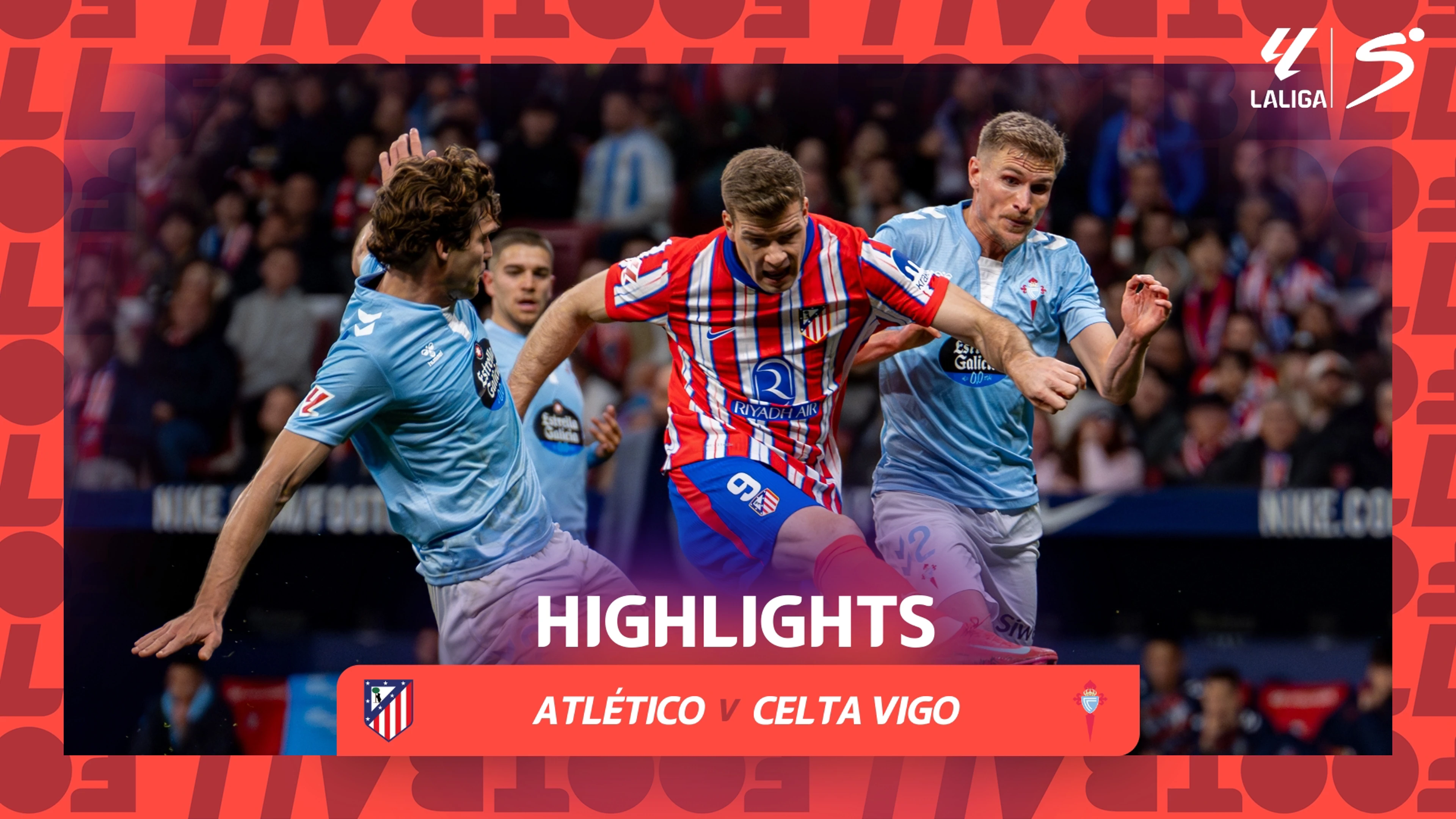 Atletico Madrid v Celta Vigo | Match Highlights | LaLiga EA Sports Matchday 24
