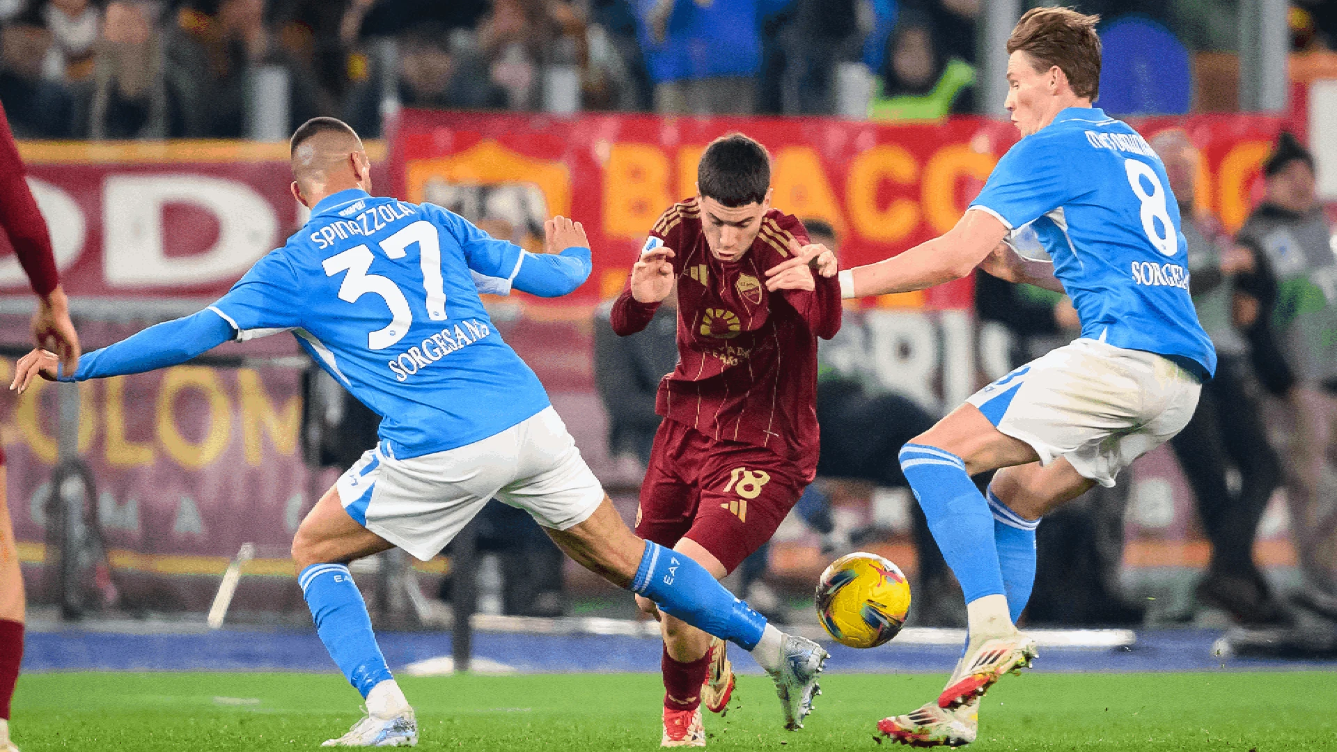 Roma v Napoli | Match Highlights | Italian Serie A Matchday 23