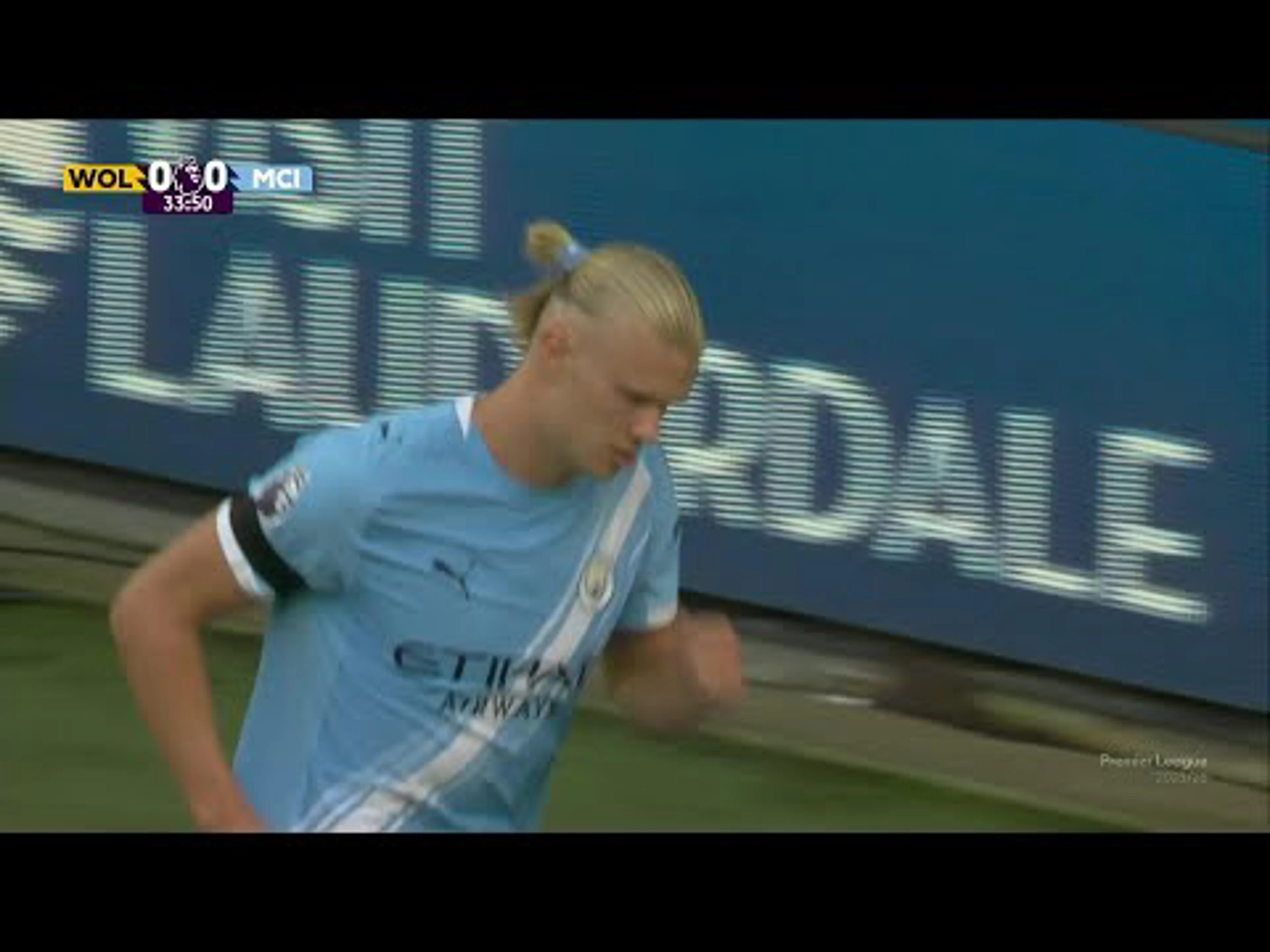 Erling Haaland | 34ᵗʰ Minute Goal v Wolverhampton