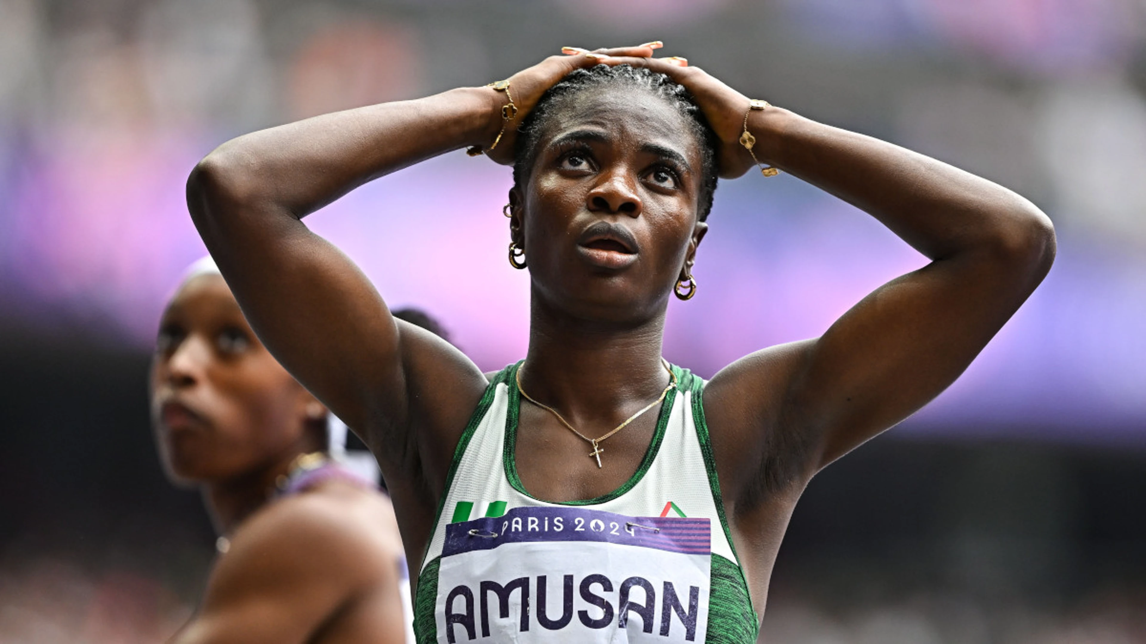 World record holder Amusan crashes out of Olympic 100m hurdles